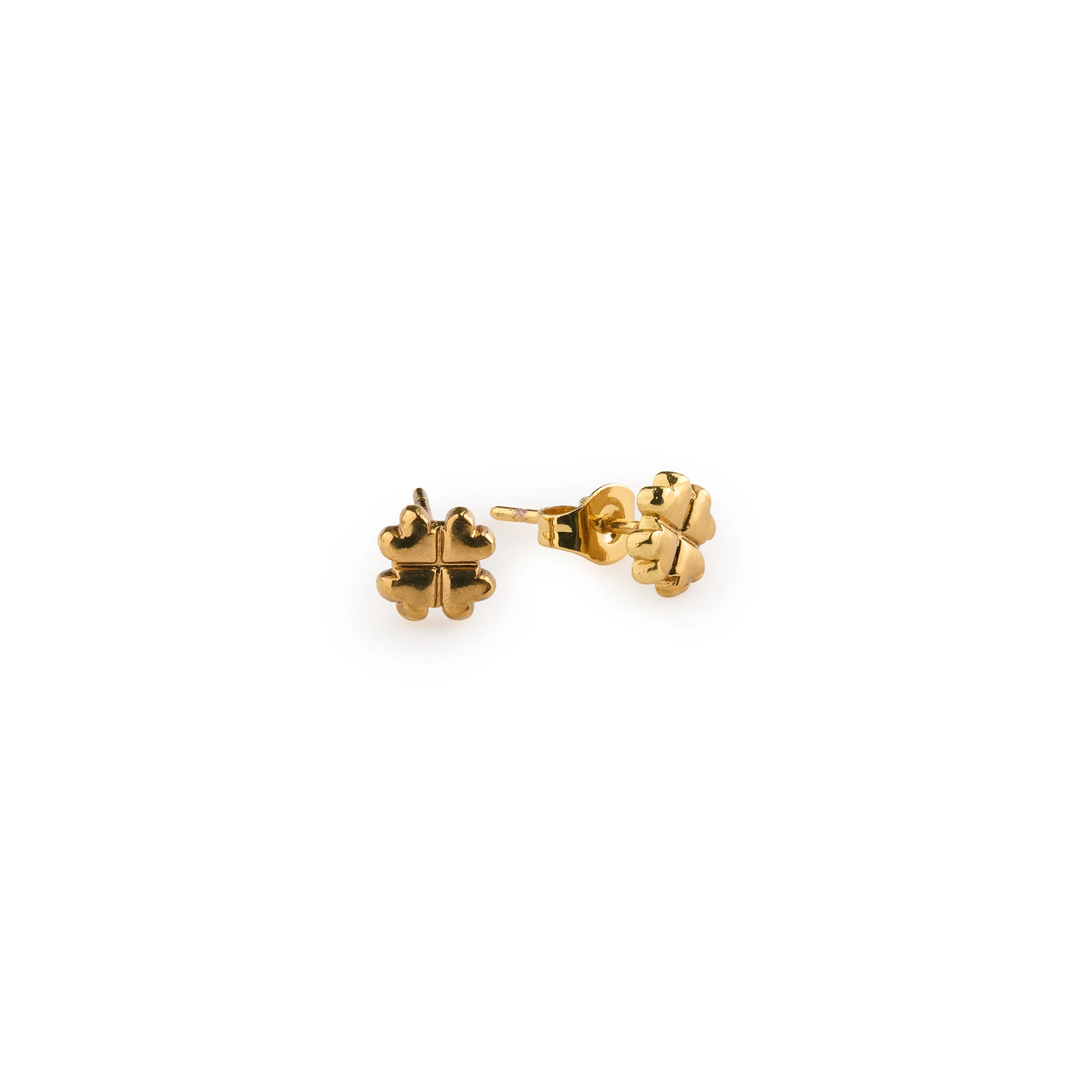 Alexa - Mini Studs ĂrhĂ€ngen Klöver Rostfritt StĂ„l - Image 2