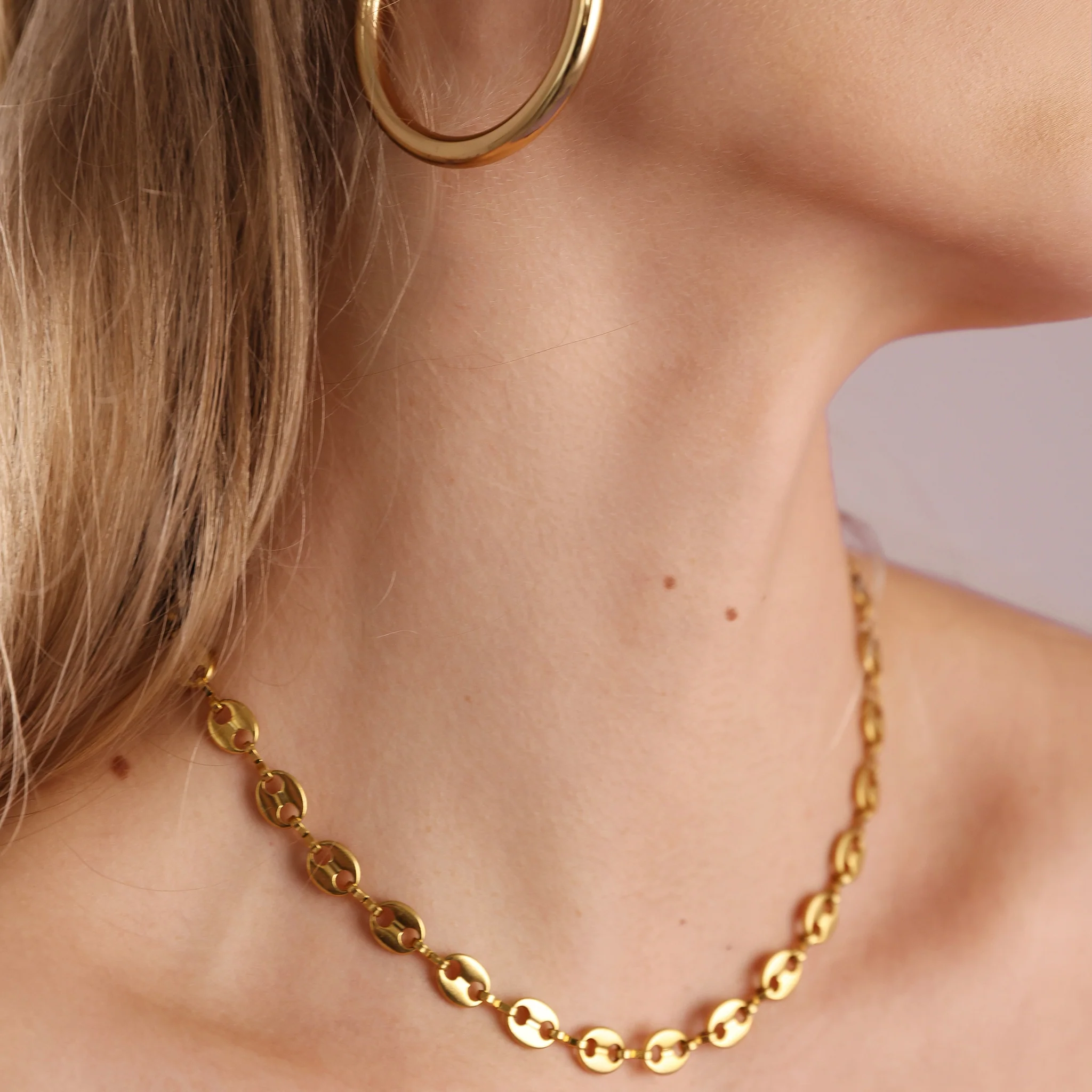 Amie - Link Chain Halsband Rostfritt Stål - Image 8