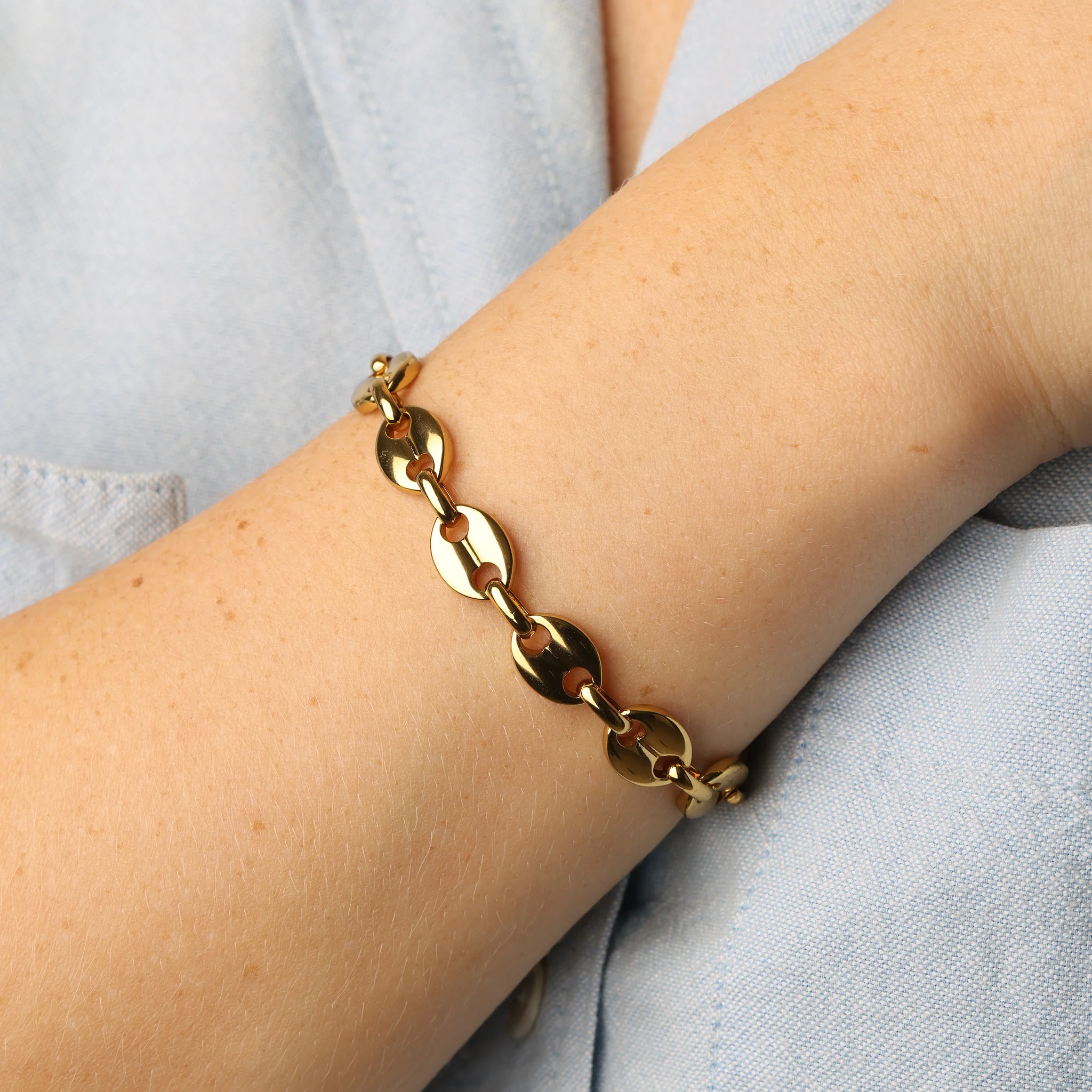 Amie - Link Chain Armband Rostfritt Stål - Image 3