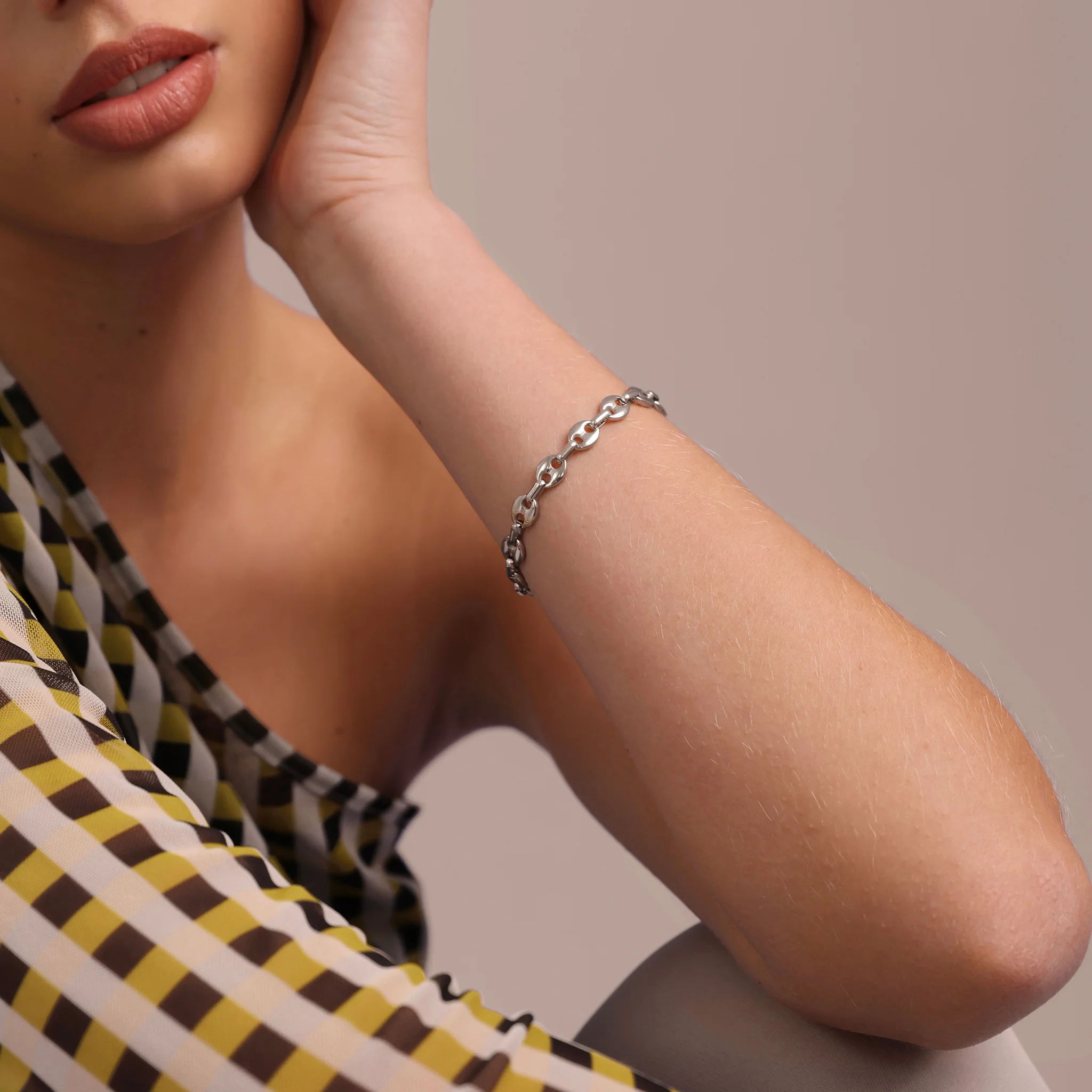 Amie - Link Chain Armband Rostfritt Stål - Image 4