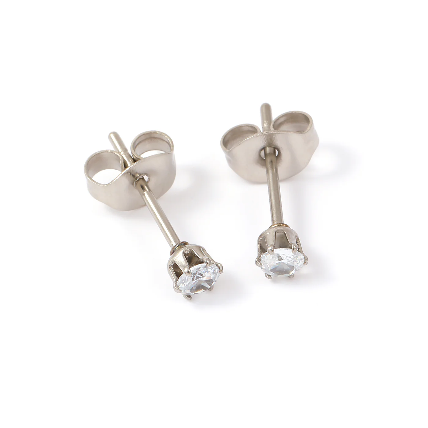 Anaïs - Kristall Studs Örhängen Rostfritt Stål - Image 4