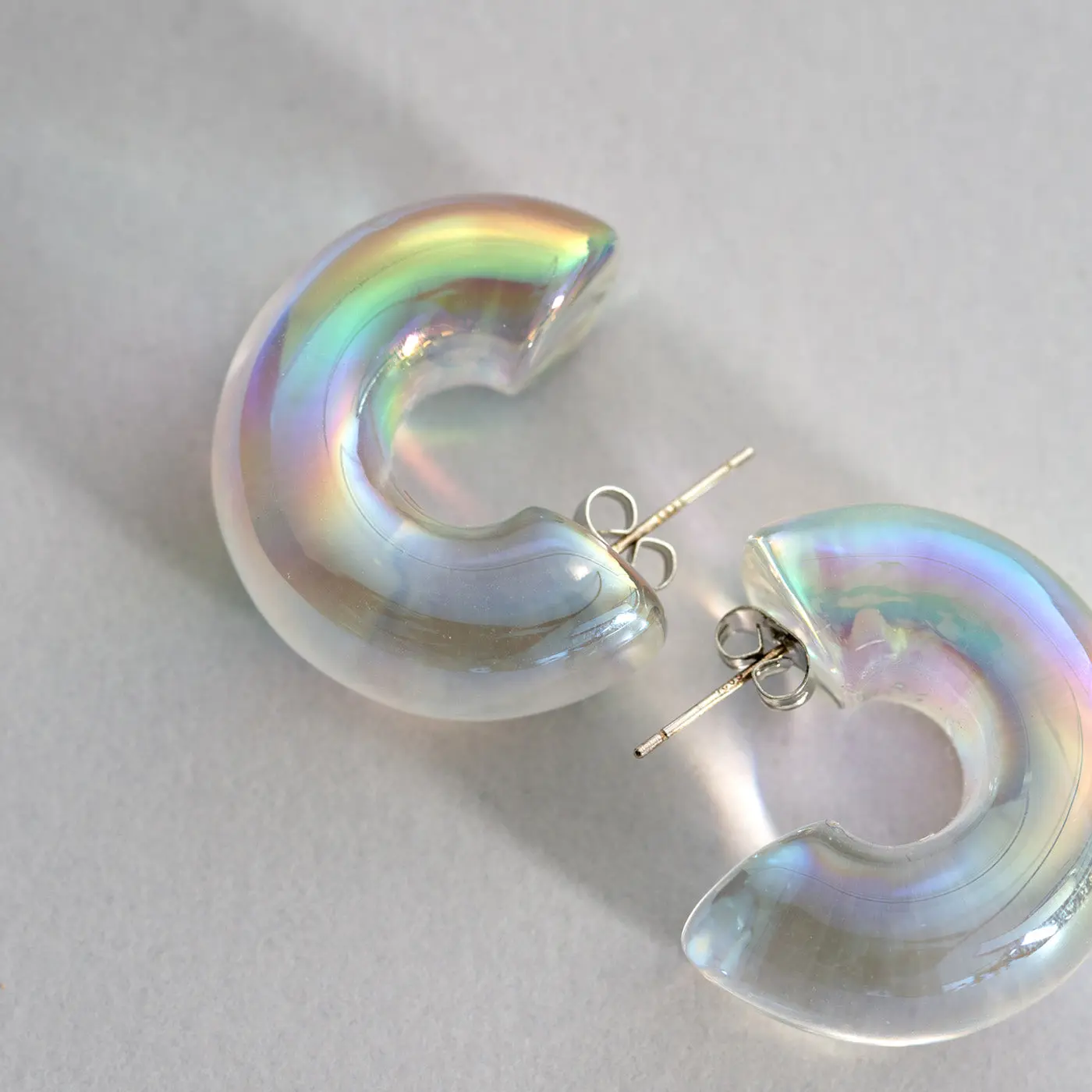 Billie - 90's Resin Hoop Örhängen - Image 3