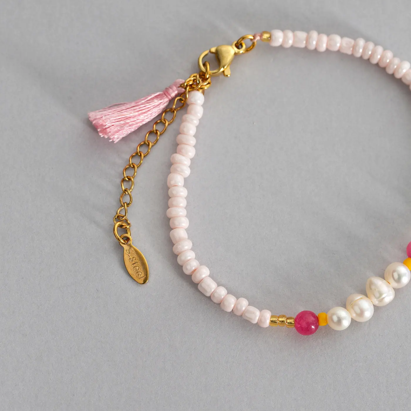 Bluma - Rosa PĂ€rlarmband - Image 3