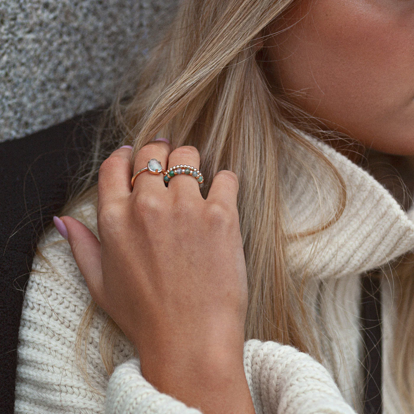 Brynn - Ring med Stenpärlor - Image 29