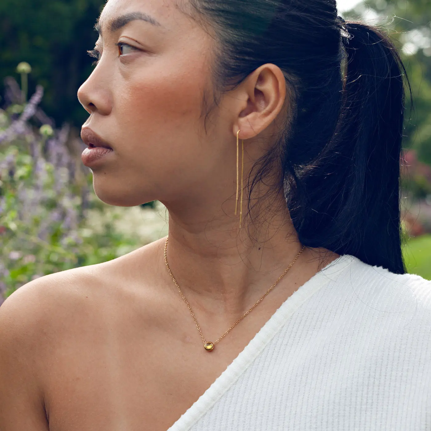 Chakra Crystal Halsband i rostfritt stål - Image 15