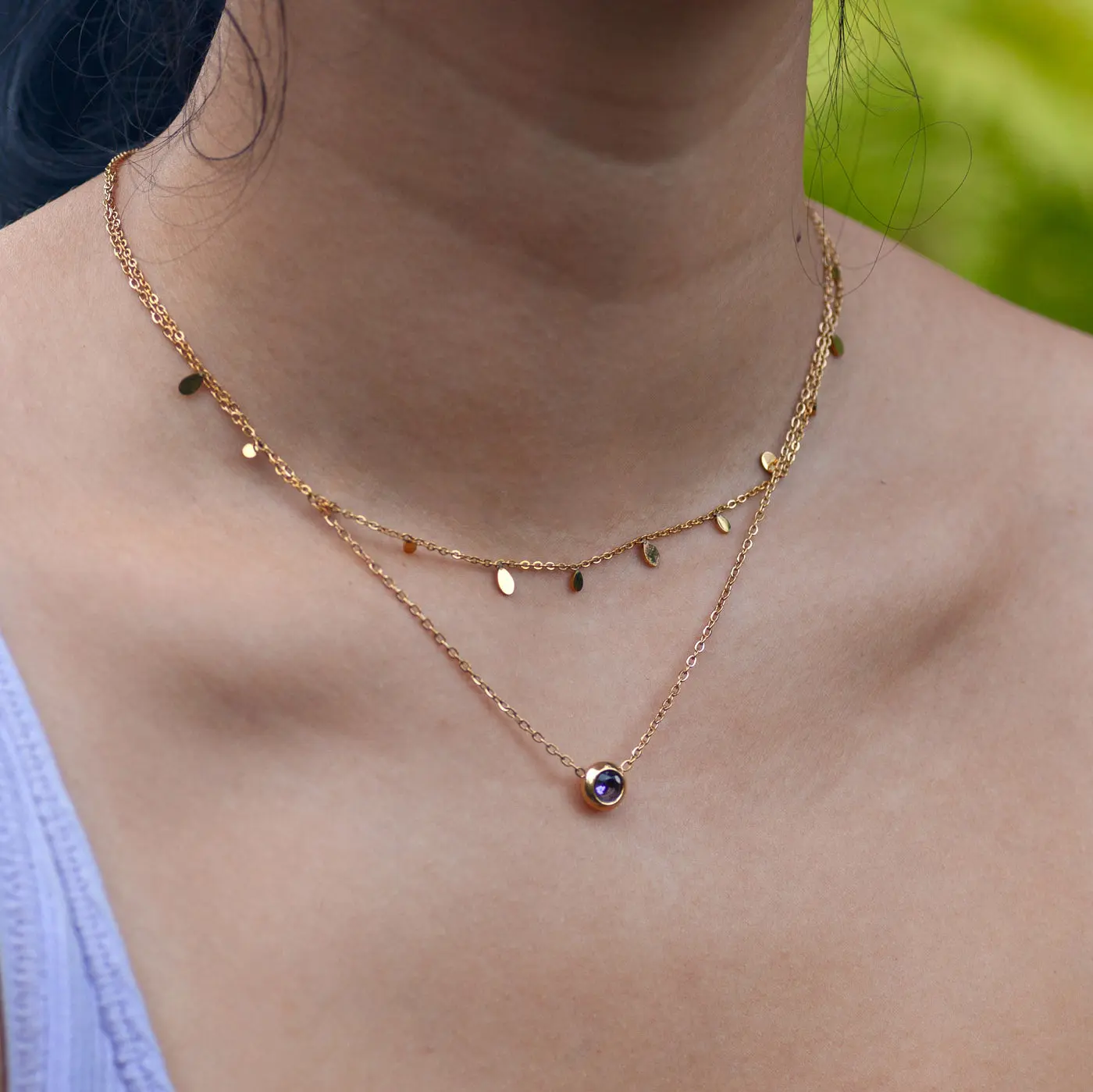 Chakra Crystal Halsband i rostfritt stål - Image 2