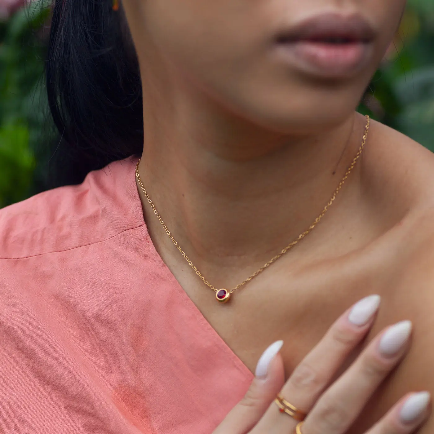 Chakra Crystal Halsband i rostfritt stål - Image 22