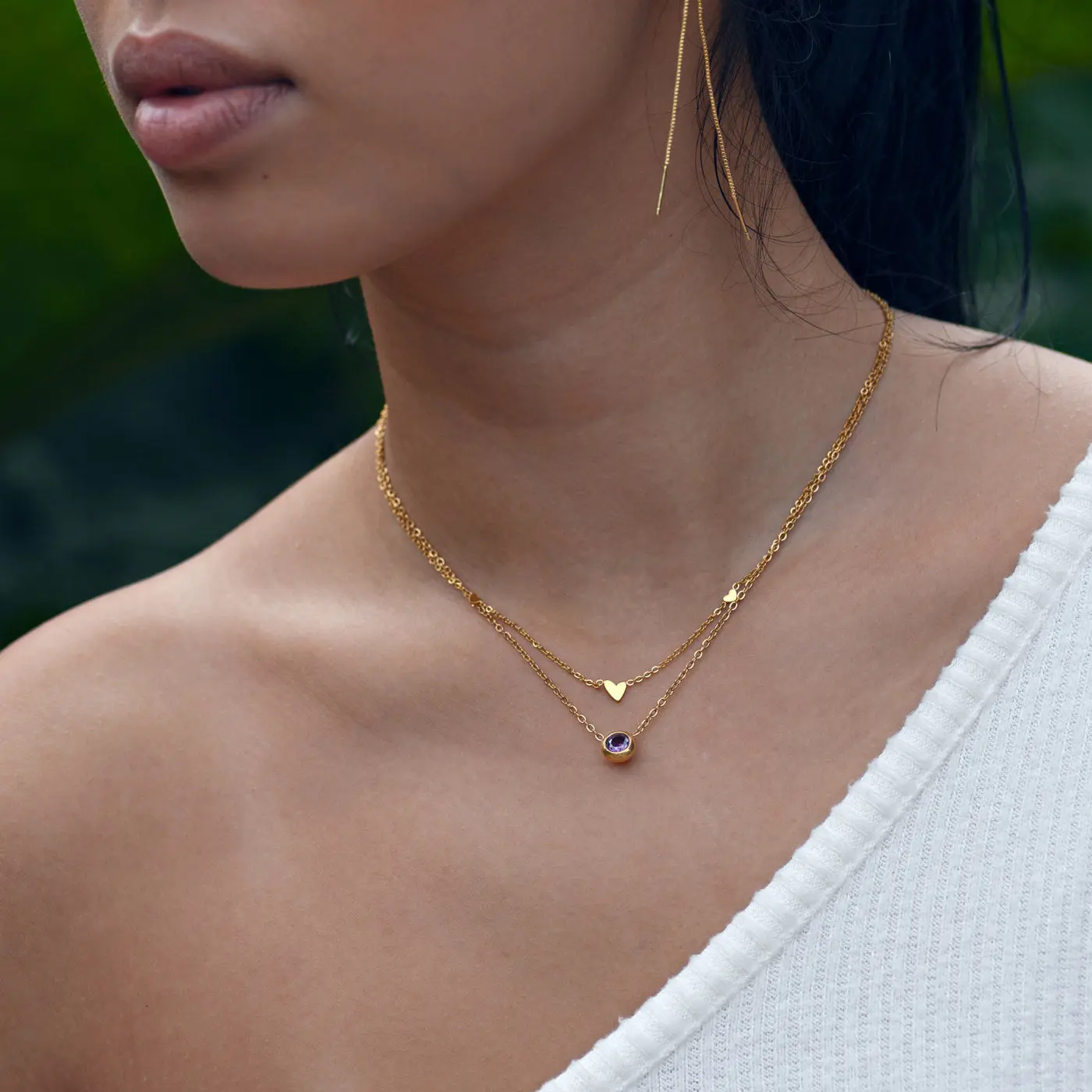 Chakra Crystal Halsband i rostfritt stål - Image 6