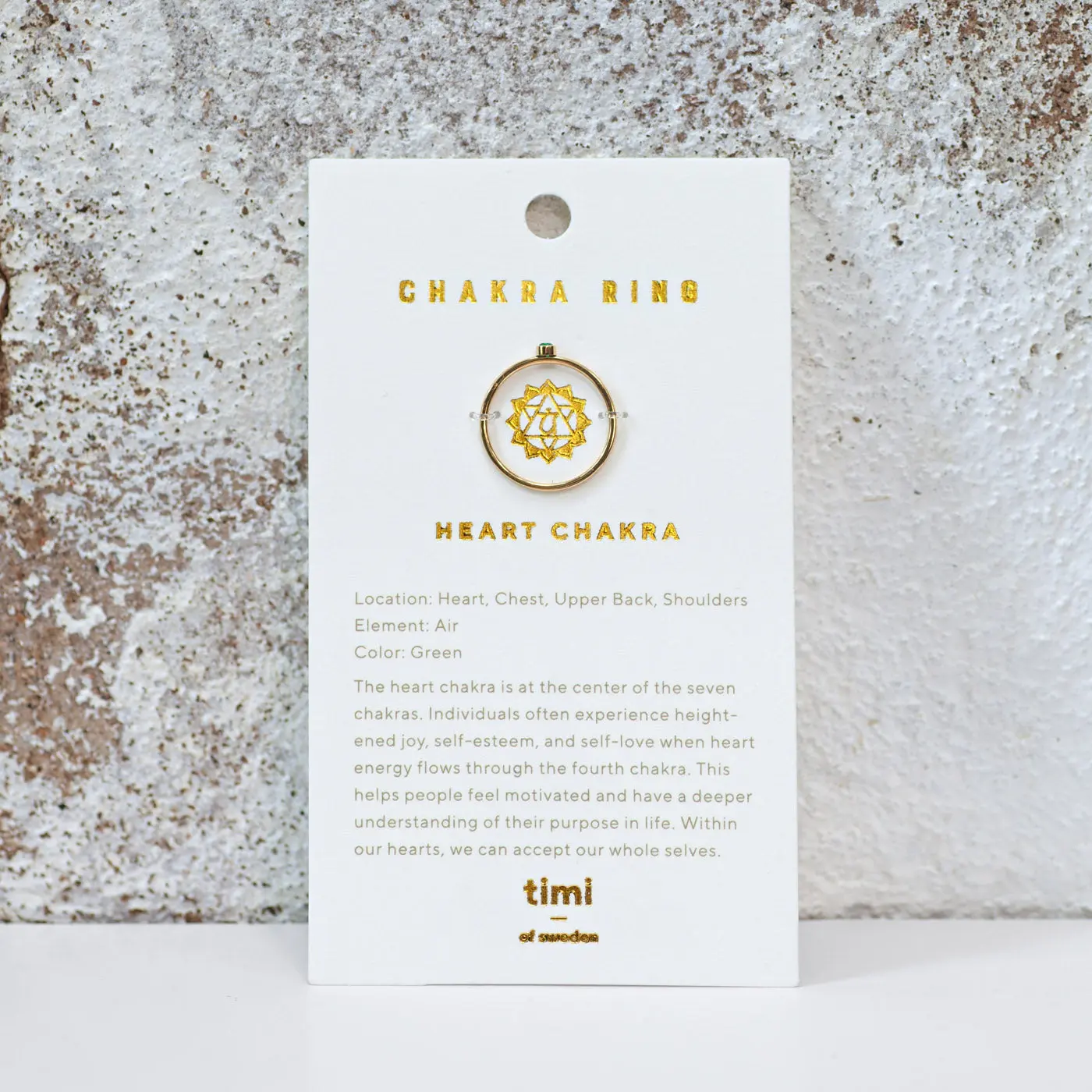 Chakra Crystal Ring Rostfritt stål - Image 17
