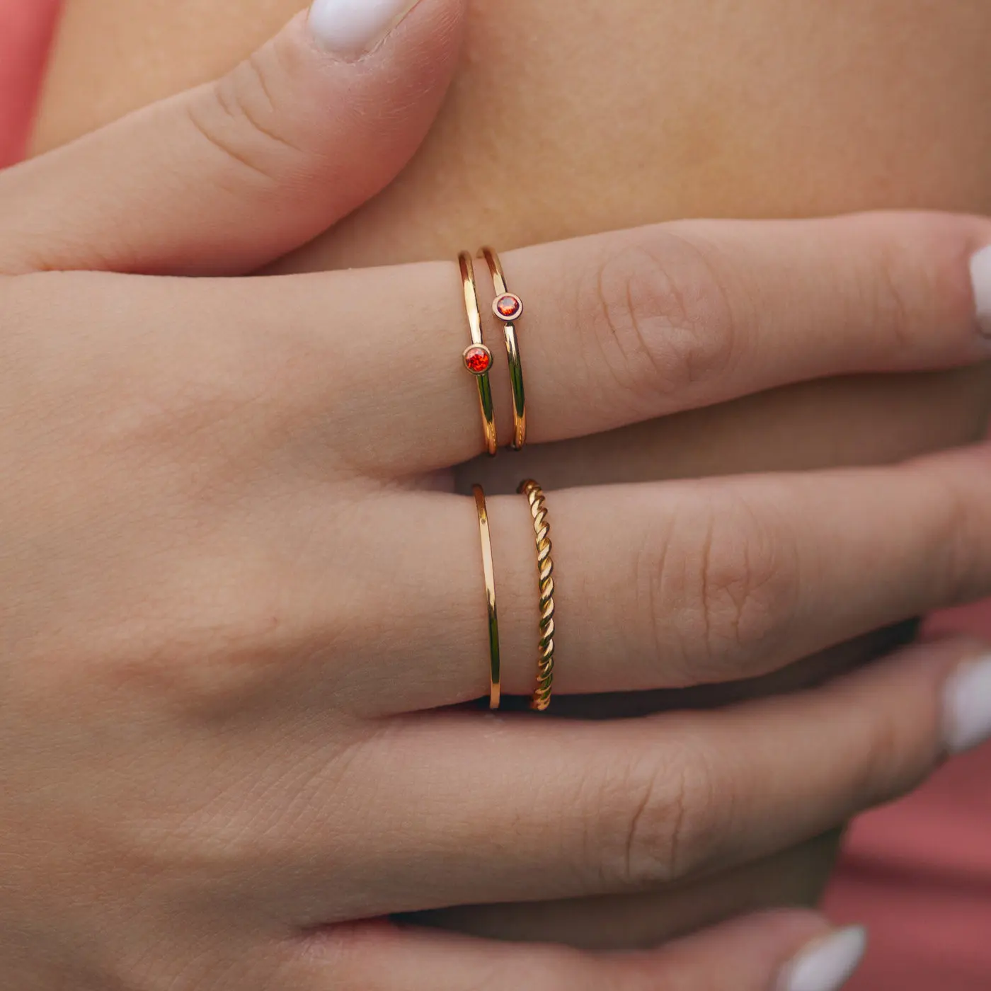 Chakra Crystal Ring Rostfritt stål - Image 26