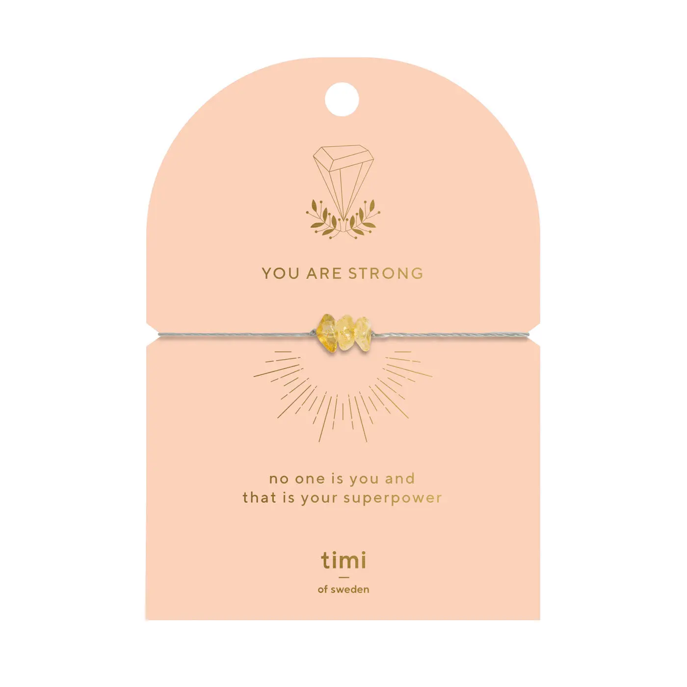 Citrin Armband
