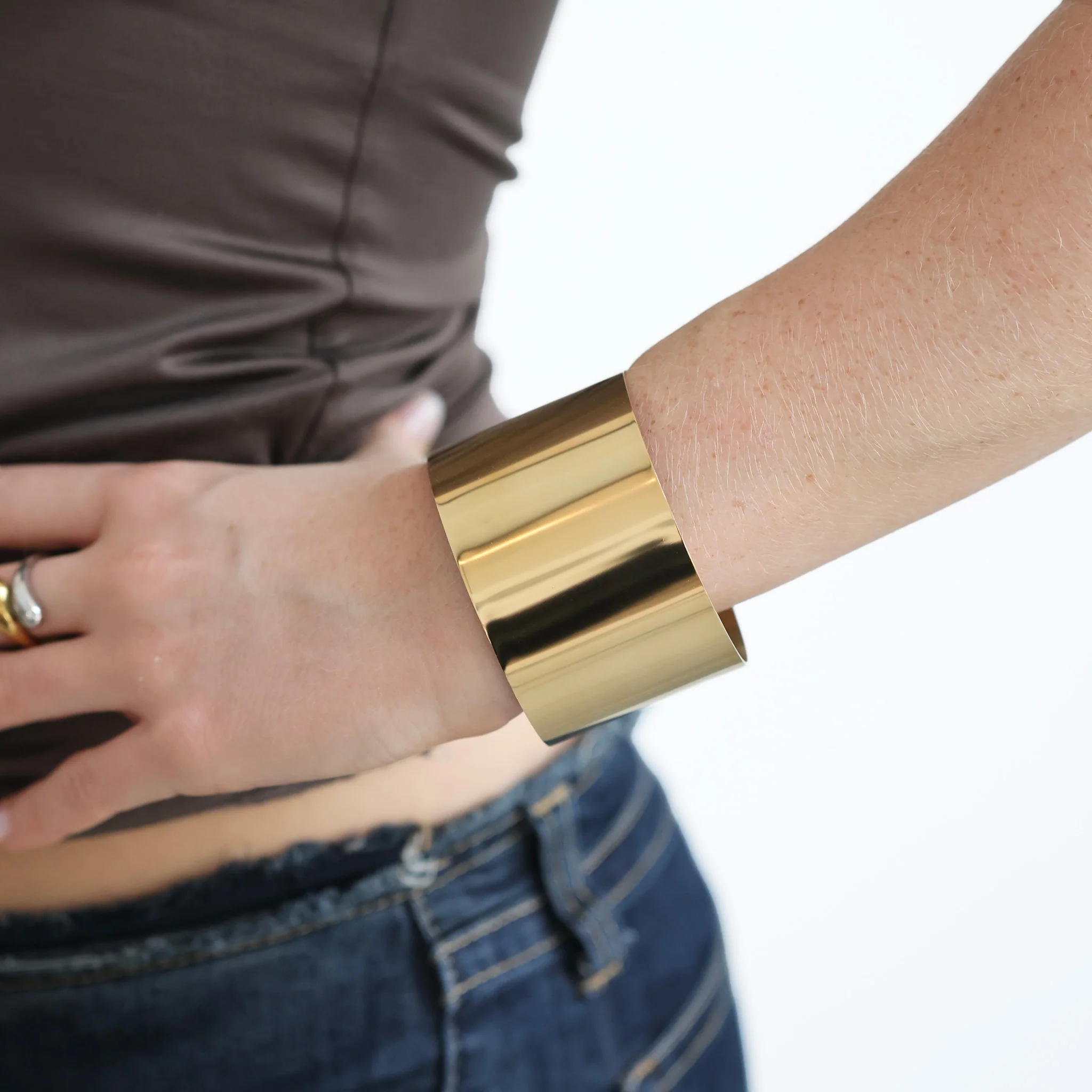 Connie - Statement Bangle Armband Rostfritt StÄl - Image 4