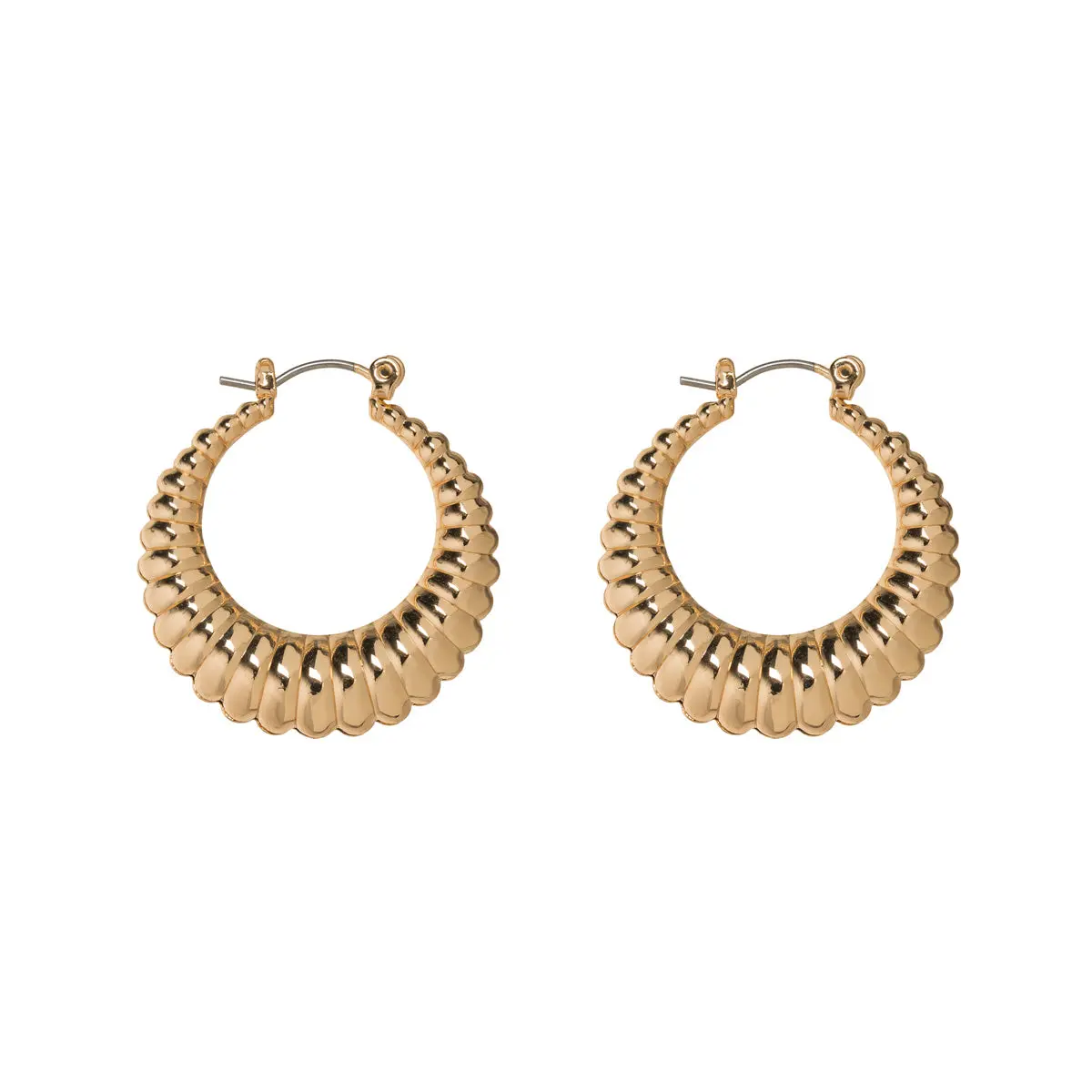 Curvy Hoop Örhänge