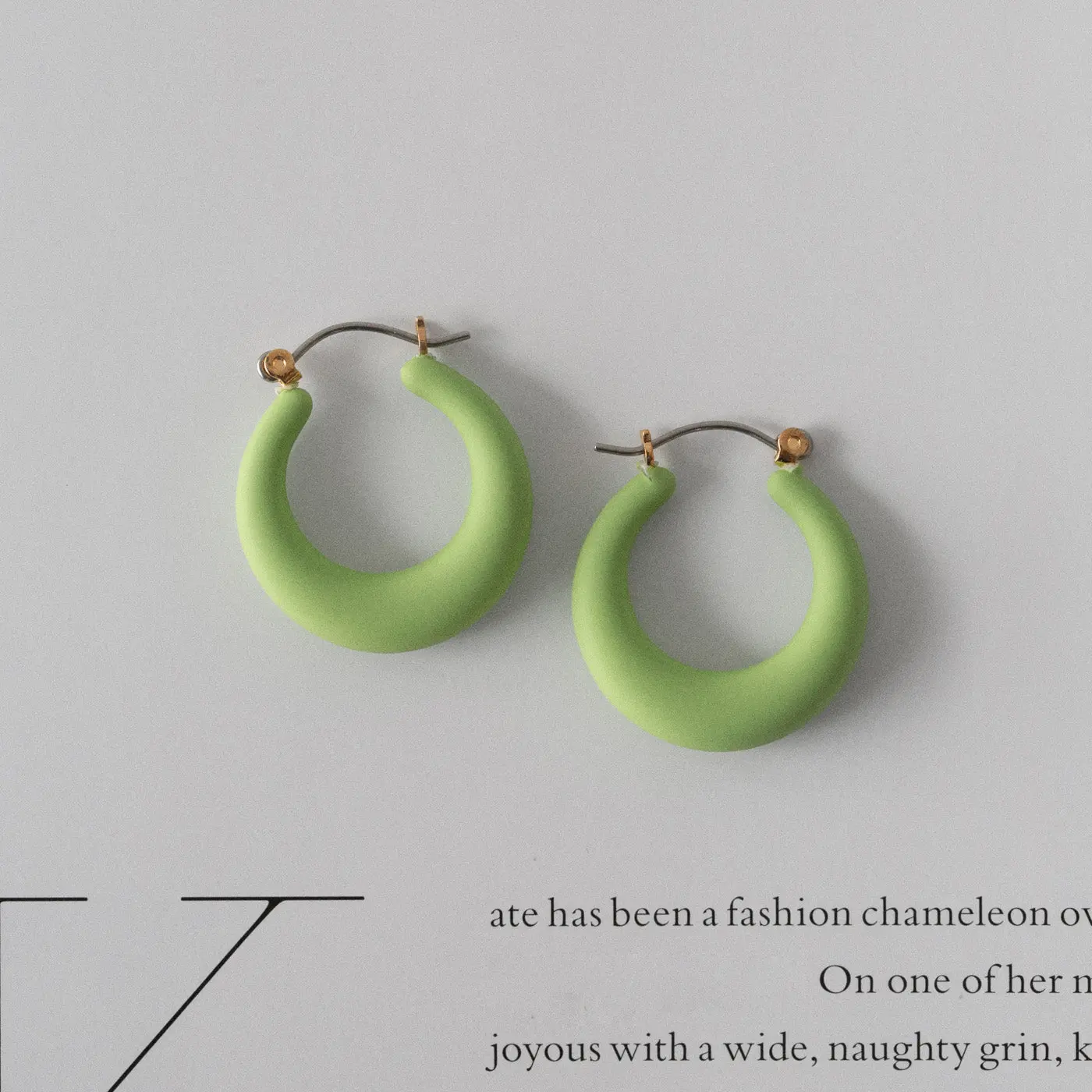 Donna - Plast Örhängen - Image 7