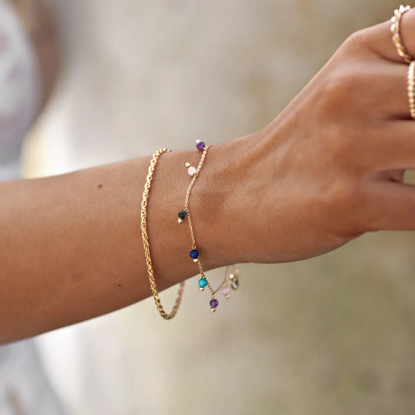 Eden - Armband med Snurrad Kedja Rostfritt Stål - Image 2