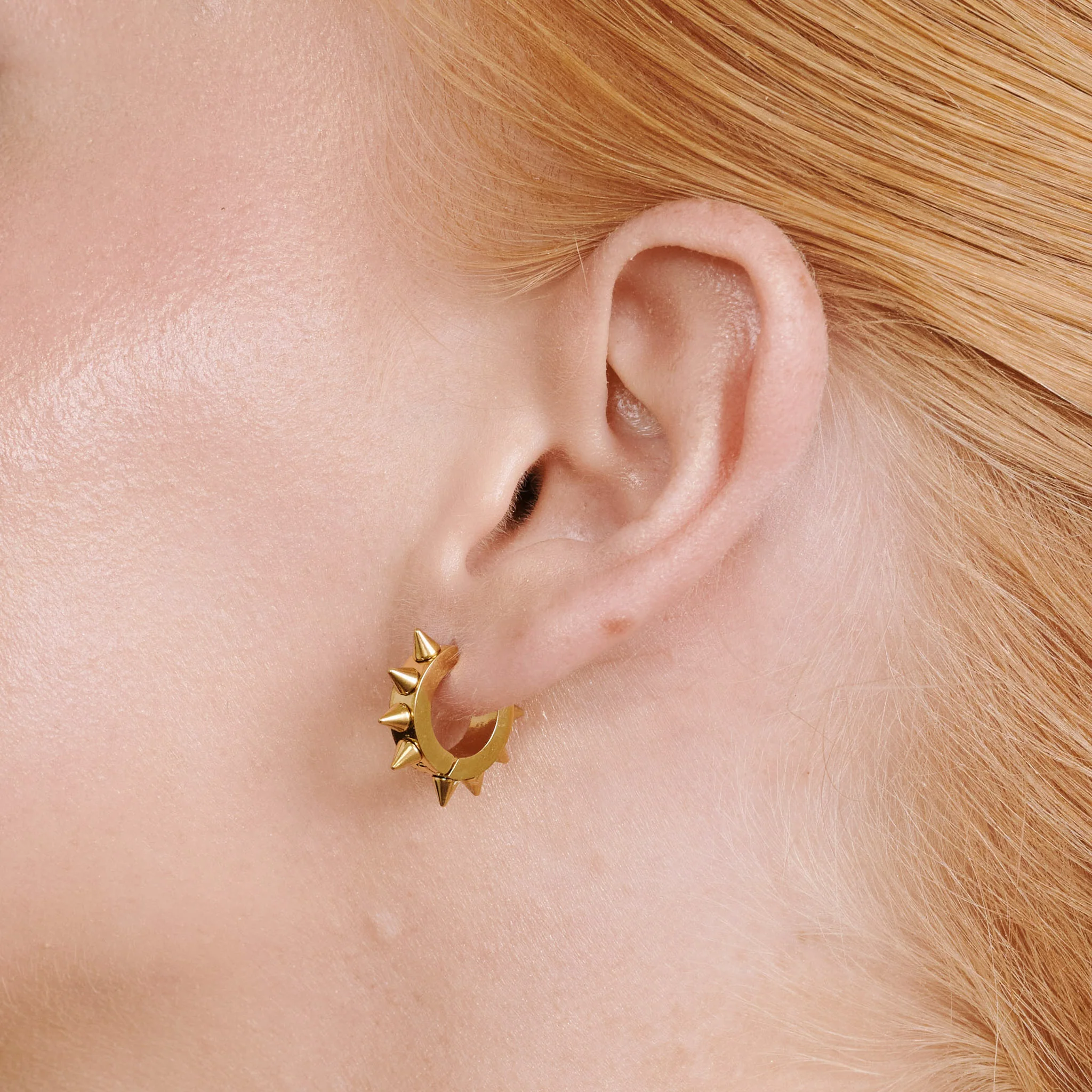 Elda - Spike Hoops ĂrhĂ€ngen Rostfritt StĂ„l - Image 3