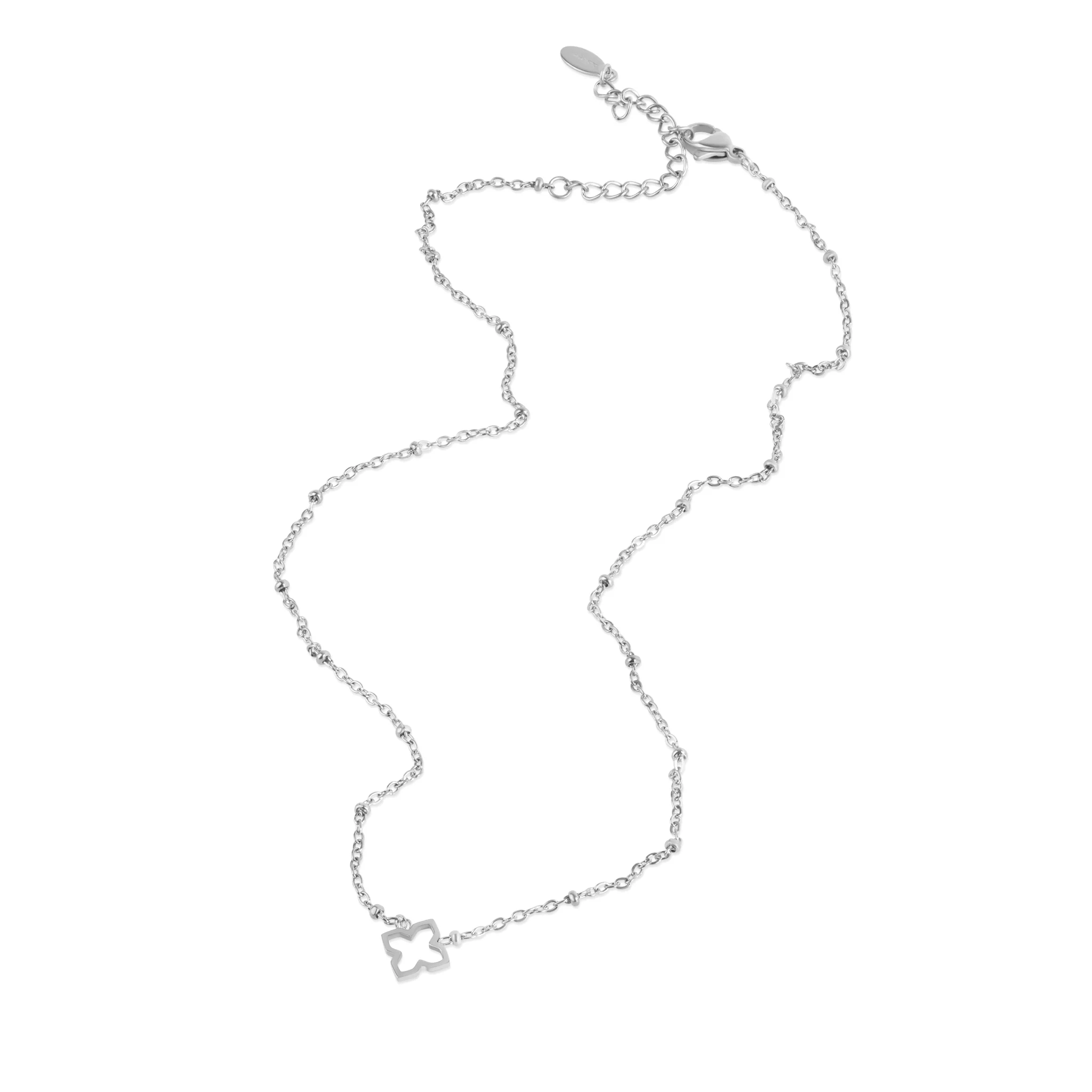Elfrida - Halsband Klöver Rostfritt StÄl - Image 3