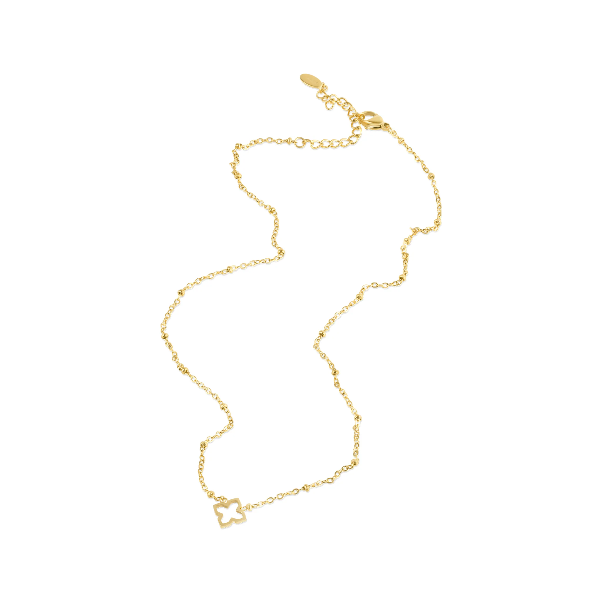 Elfrida - Halsband Klöver Rostfritt StÄl - Image 4