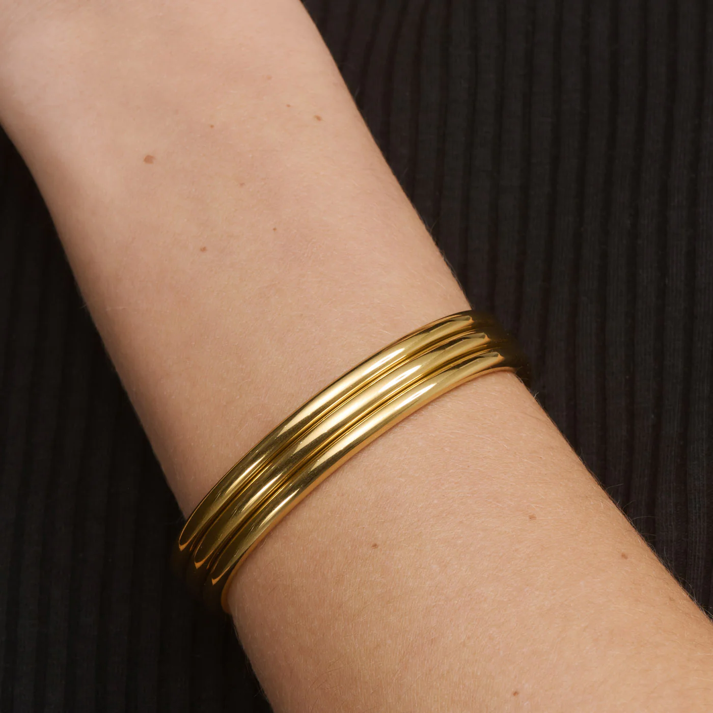 Elvira - Trippel Bangle Armband Rostfritt Stål - Image 2