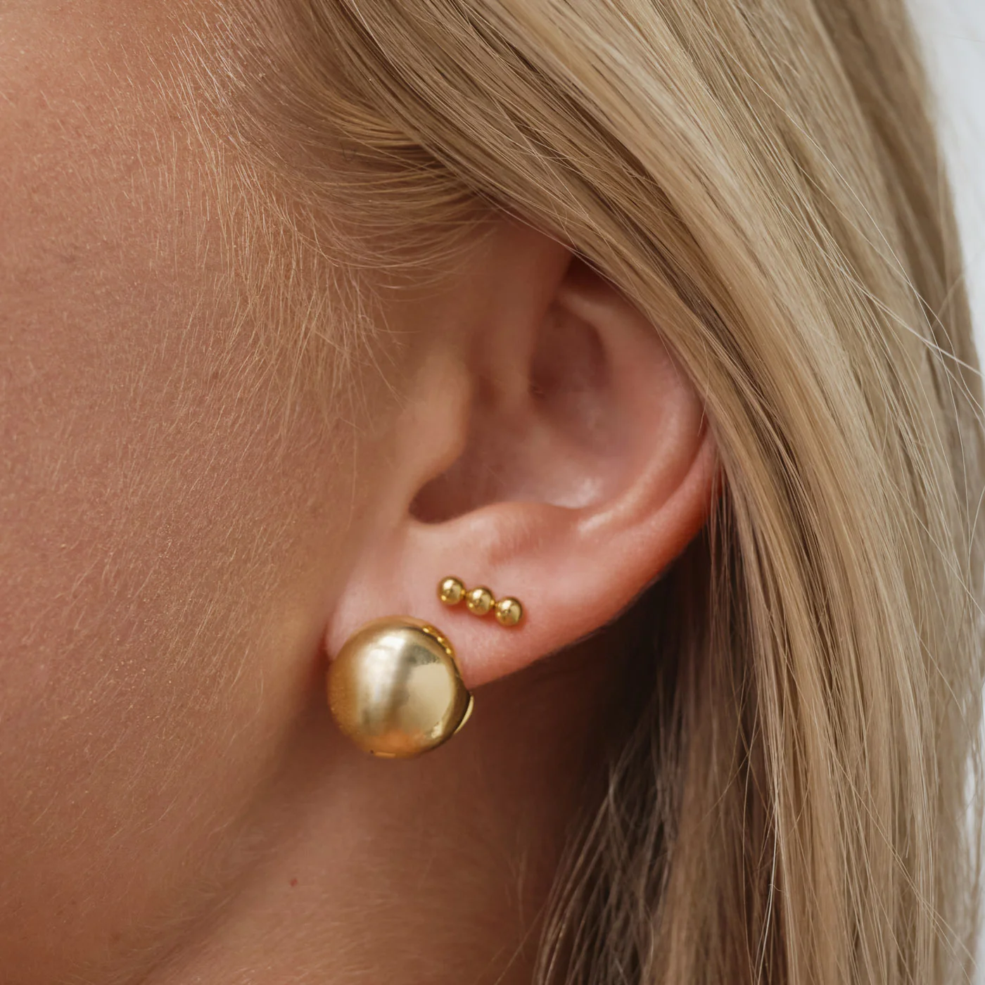 Emma - Minimalistic Studs ĂrhĂ€ngen Rostfritt StĂ„l - Image 3