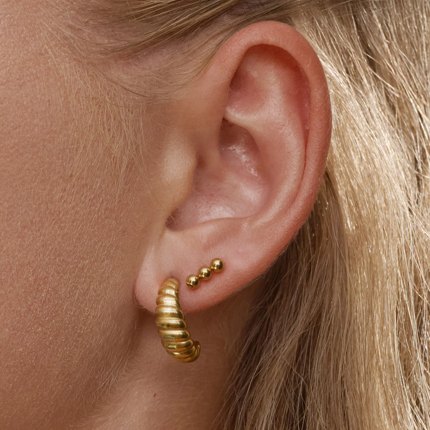 Emma - Minimalistic Studs ĂrhĂ€ngen Rostfritt StĂ„l - Image 5