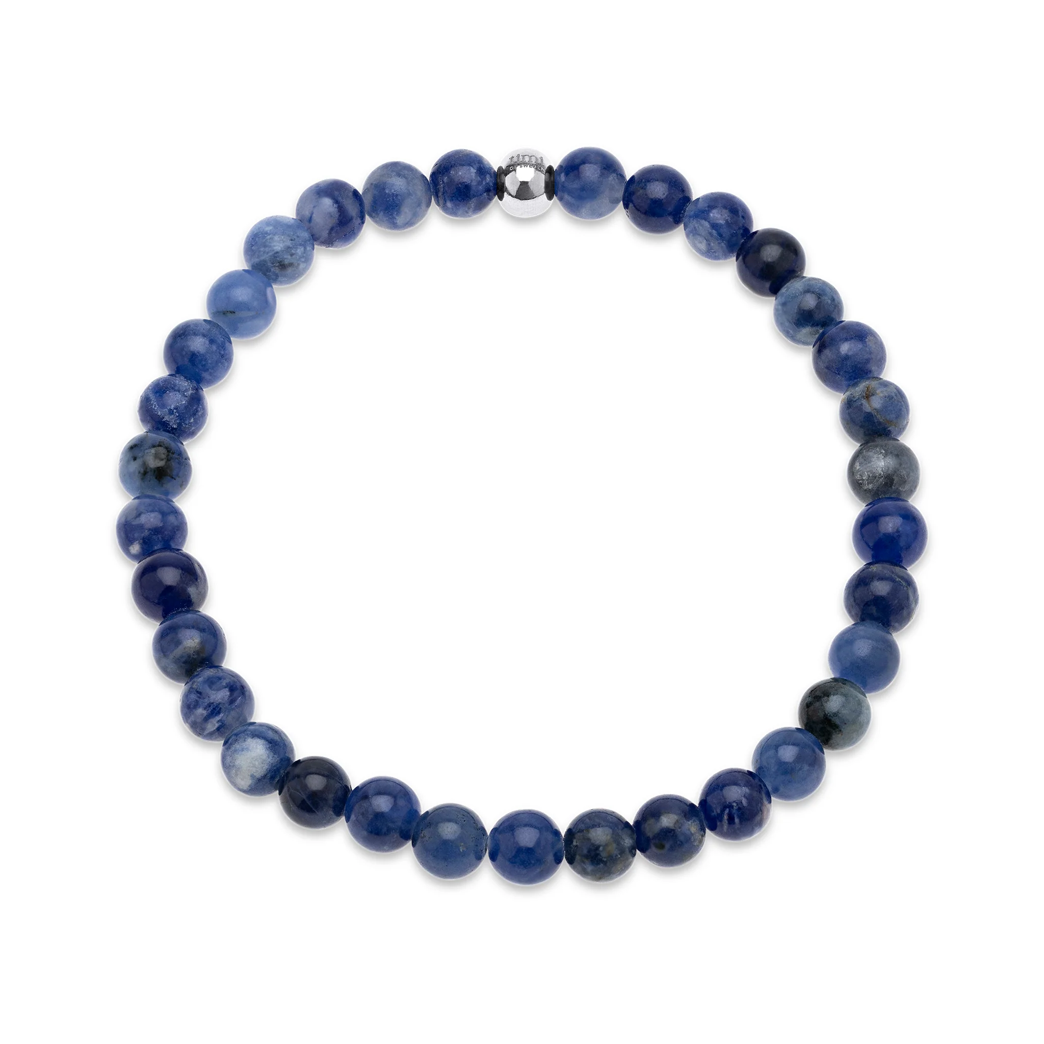 Erik - Armband Stenkulor Rostfritt Stål - Image 3