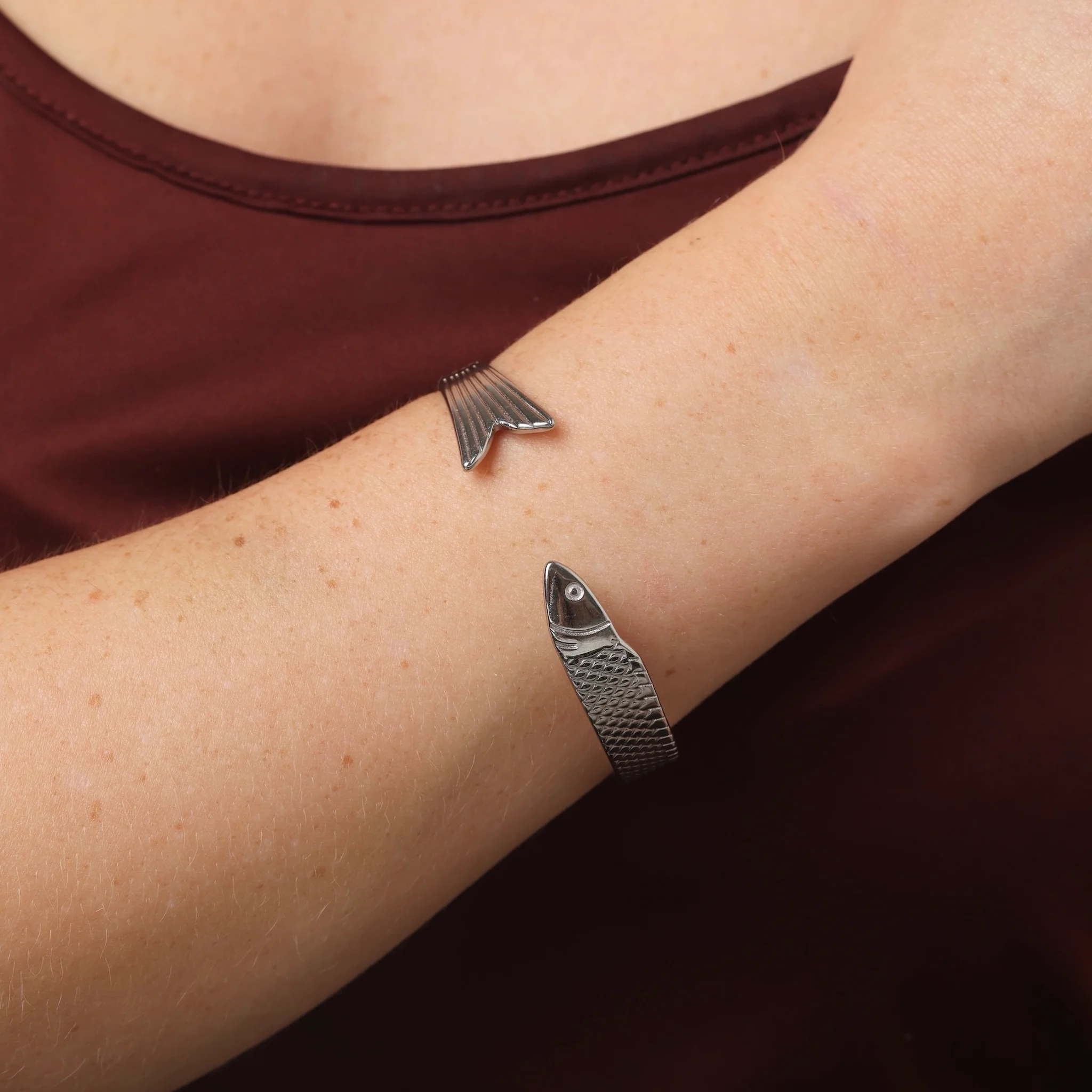 Erle - Bangle Armband Fisk Rostfritt StÄl - Image 5