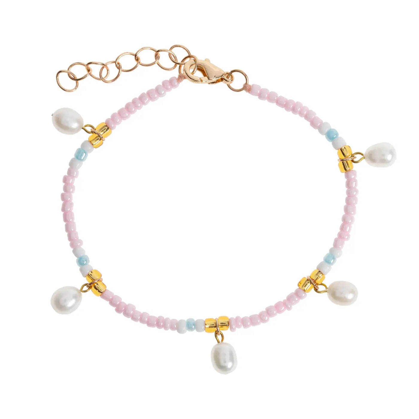 Fanny - Armband med FĂ€rgglada PĂ€rlor