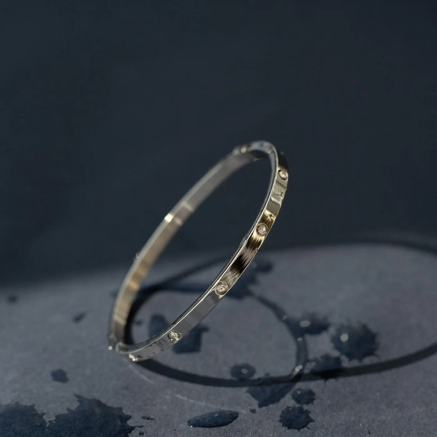 Fay - Stelt Armband med Kristaller Rostfritt StÄl - Image 3