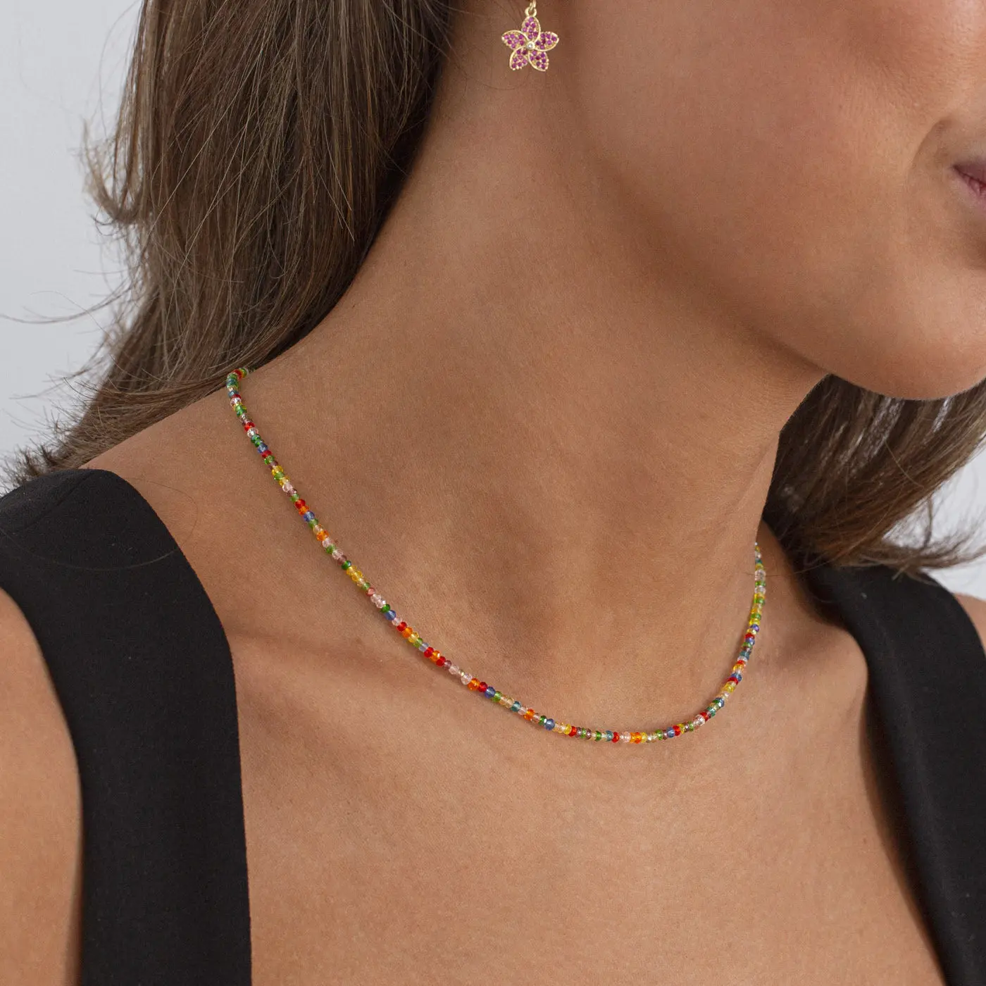 Felicia - Färgglatt Halsband med Pärlor - Image 2