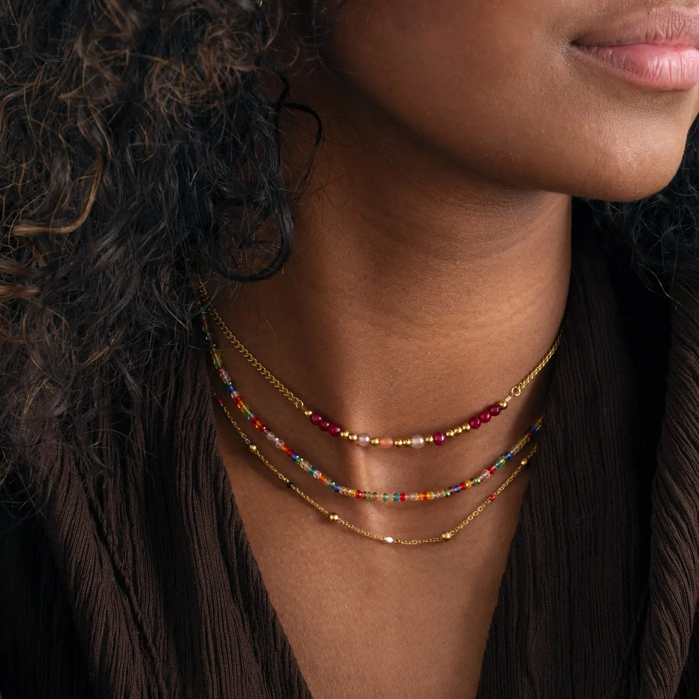 Felicia - Färgglatt Halsband med Pärlor - Image 4