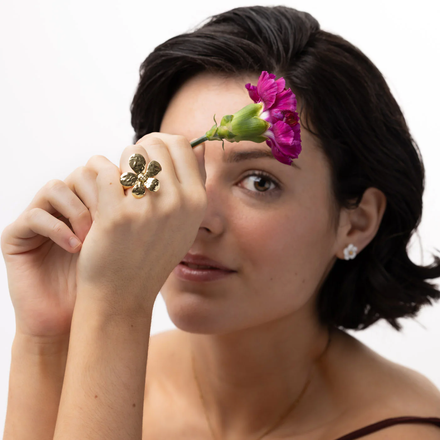 Filippa - Justerbar Ring Blomma  - Image 4