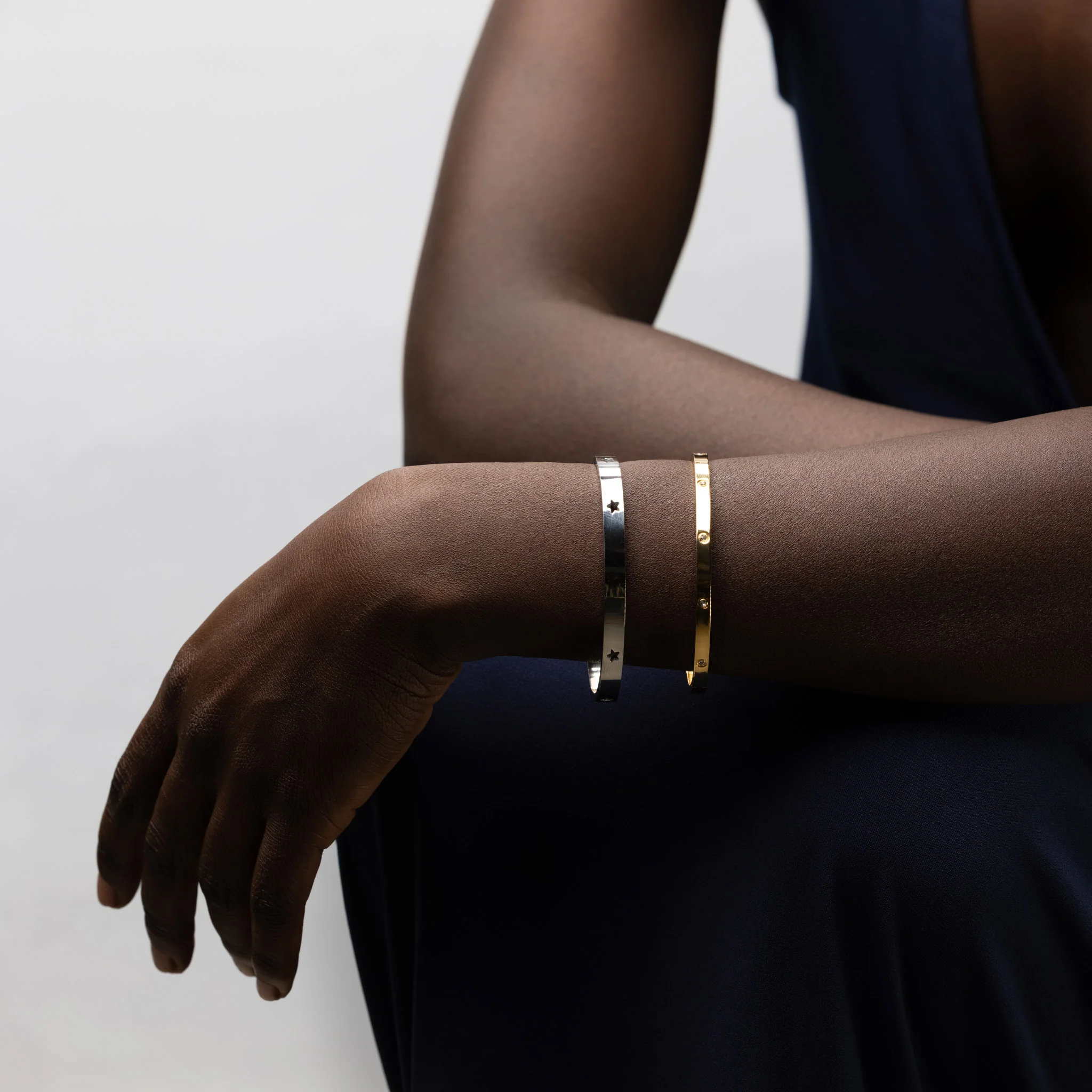 Fiona - Bangle Armband Kristall Rostfritt Stål - Image 10