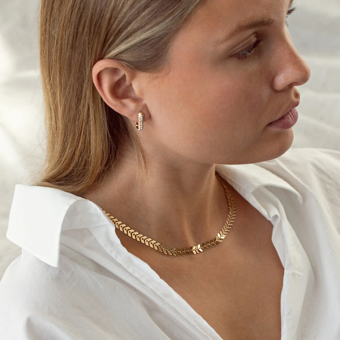 Halsband i Fiskben Kedja - Image 2