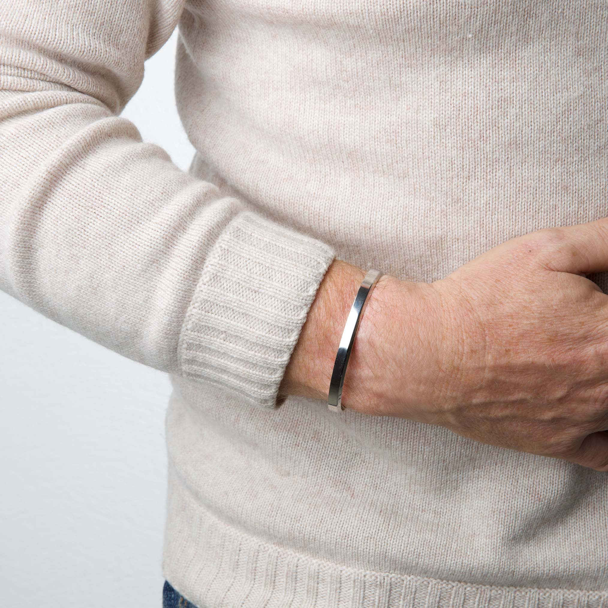 Frans - Bangle Bracelet Stainless Steel - Image 3