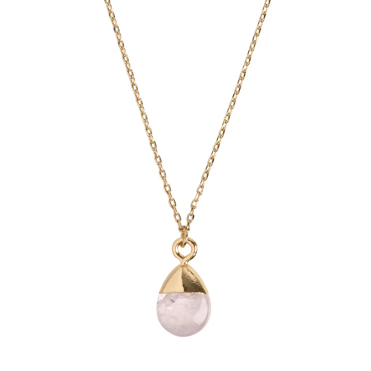 Halvädelsten i Guld Halsband - Image 16
