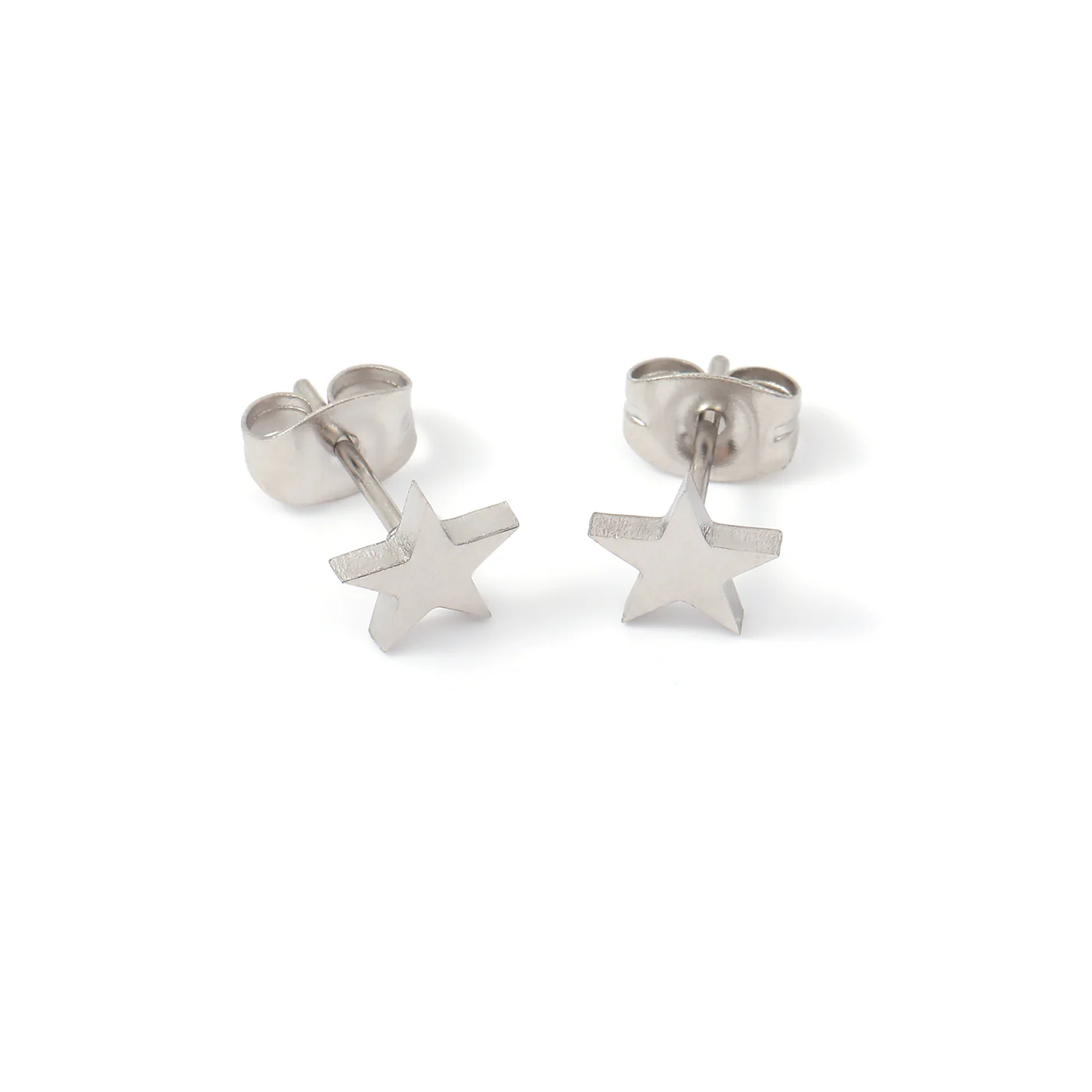 Grace - Mini Studs Örhängen Stjärna Rostfritt Stål - Image 4