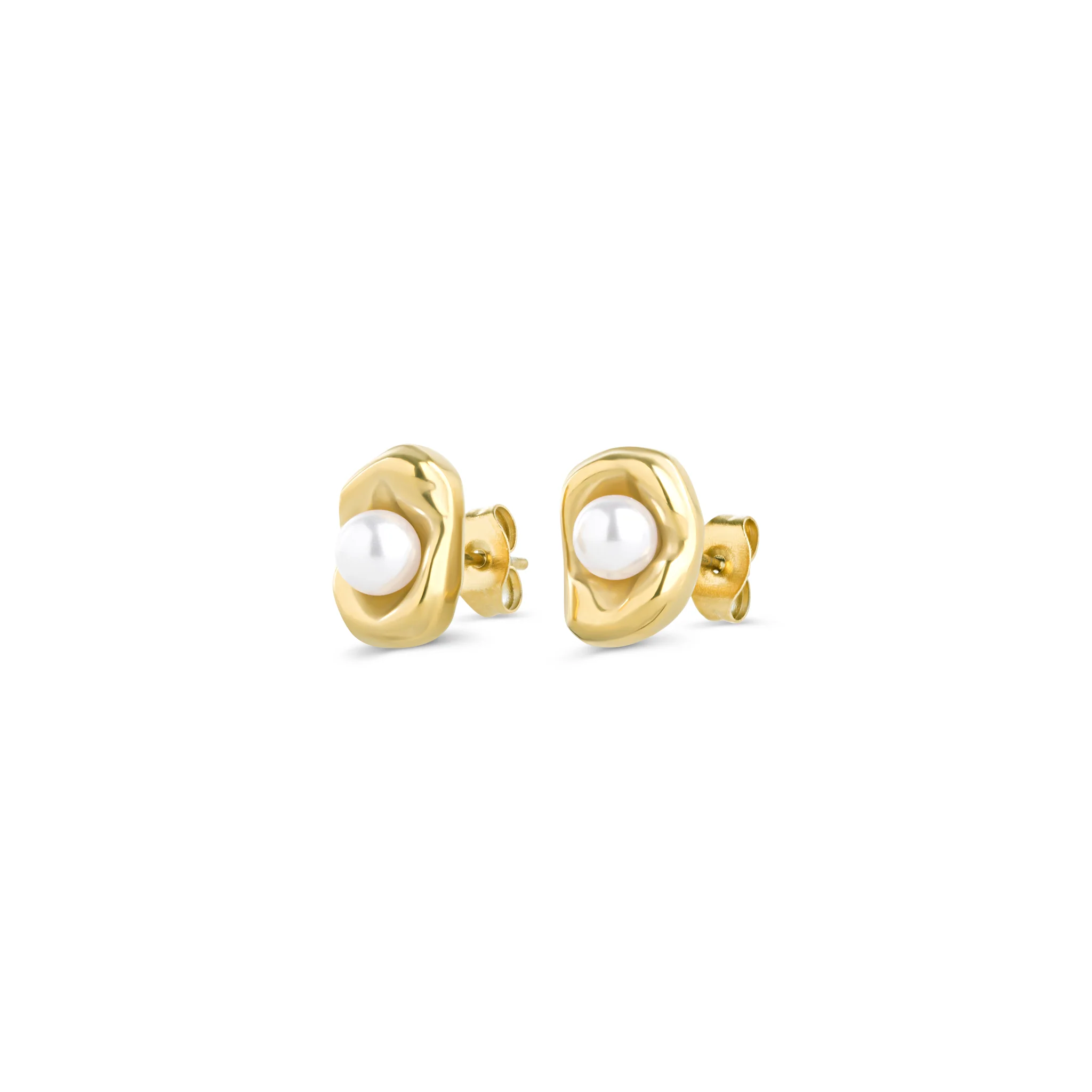 Ilse - Pärlörhängen Studs Rostfritt stål - Image 2