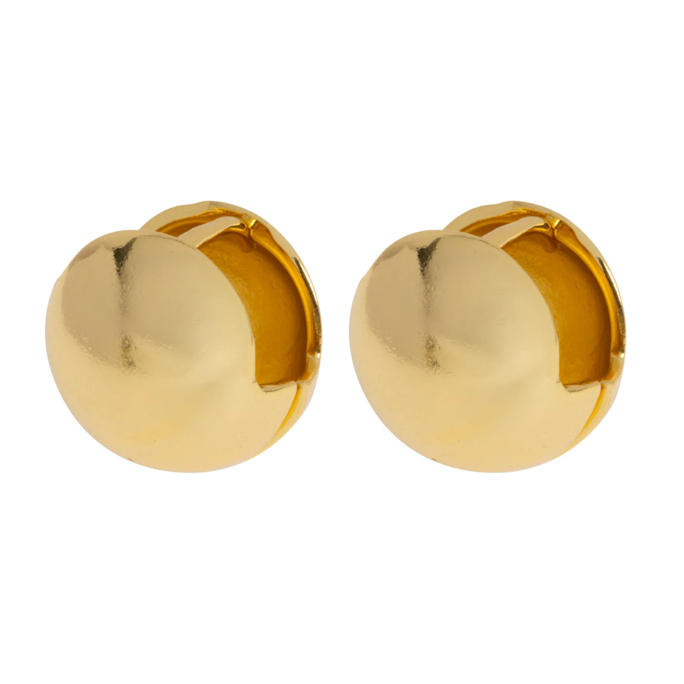 Ingrid - Runda Huggie Studs ĂrhĂ€ngen