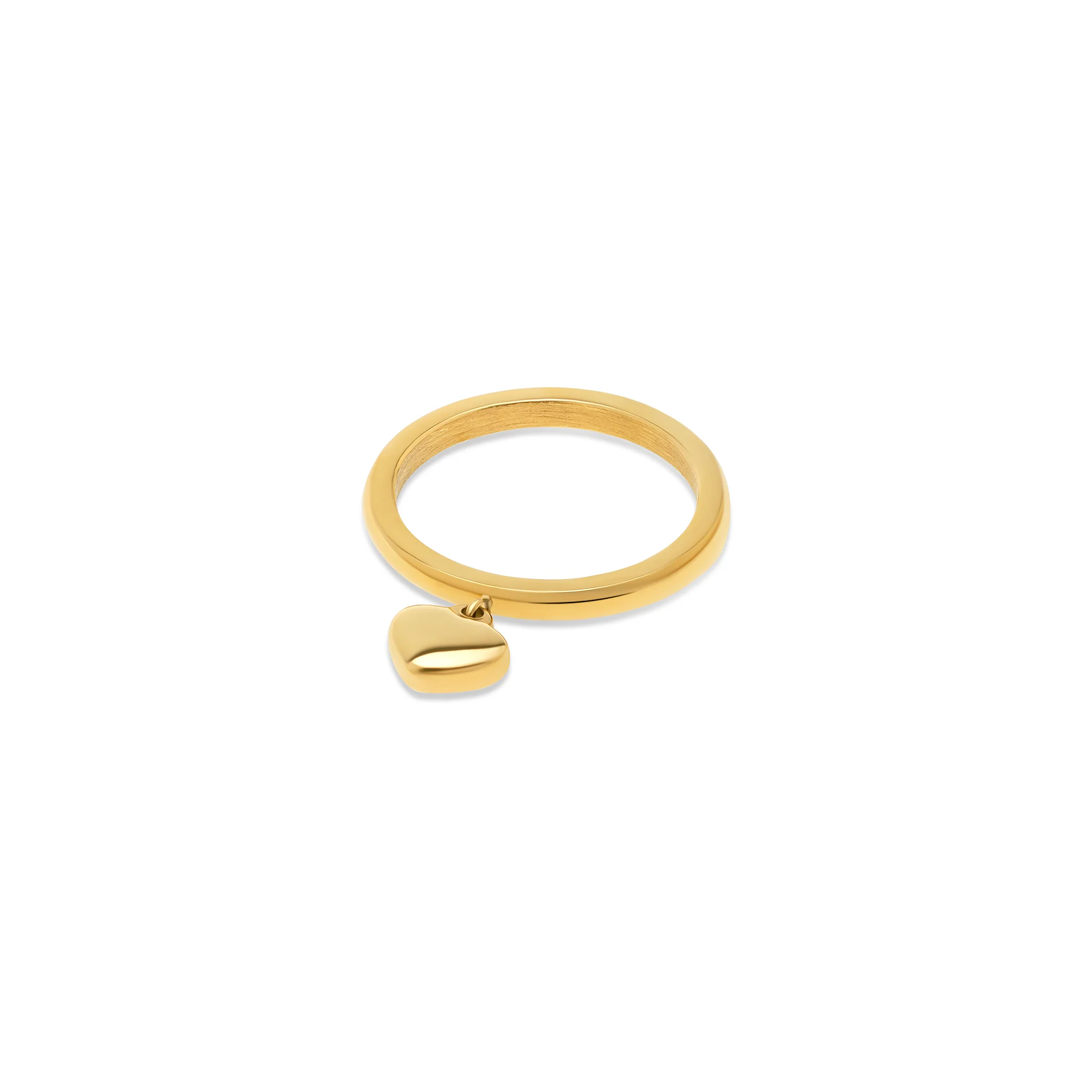 Iselin - Ring Hjärta Rostfritt Stål - Image 2