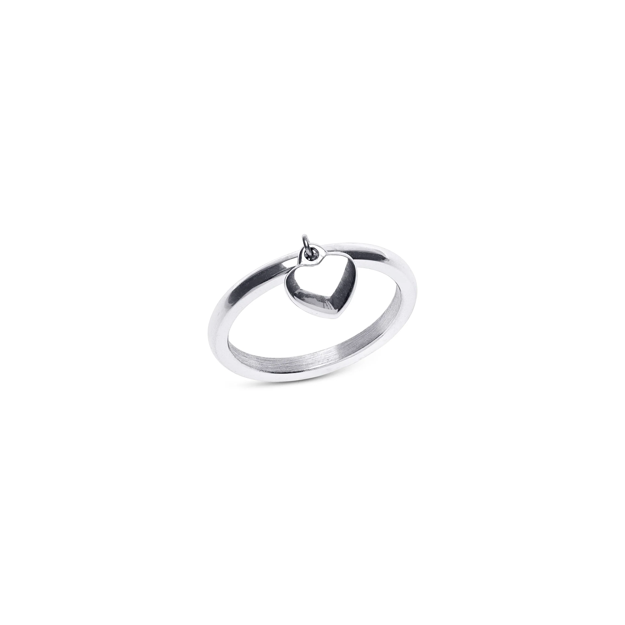 Iselin - Ring Hjärta Rostfritt Stål - Image 4