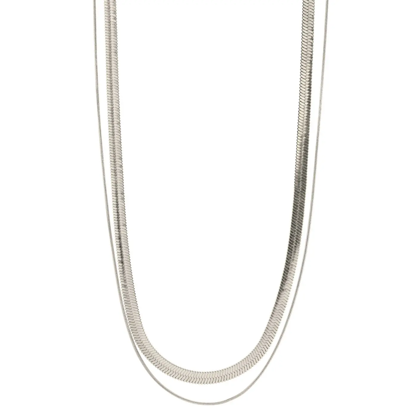 Ivy - Halsband med Platt Kedja Rostfritt Stål - Image 5