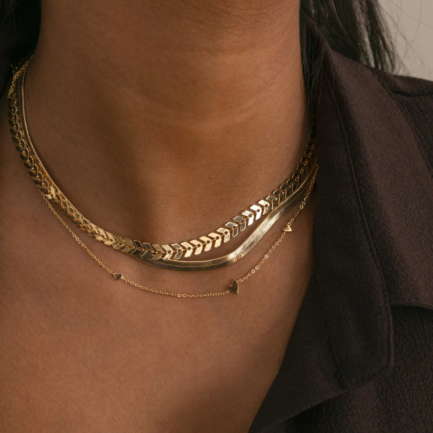 Ivy - Halsband Snake Chain Rostfritt Stål - Image 4