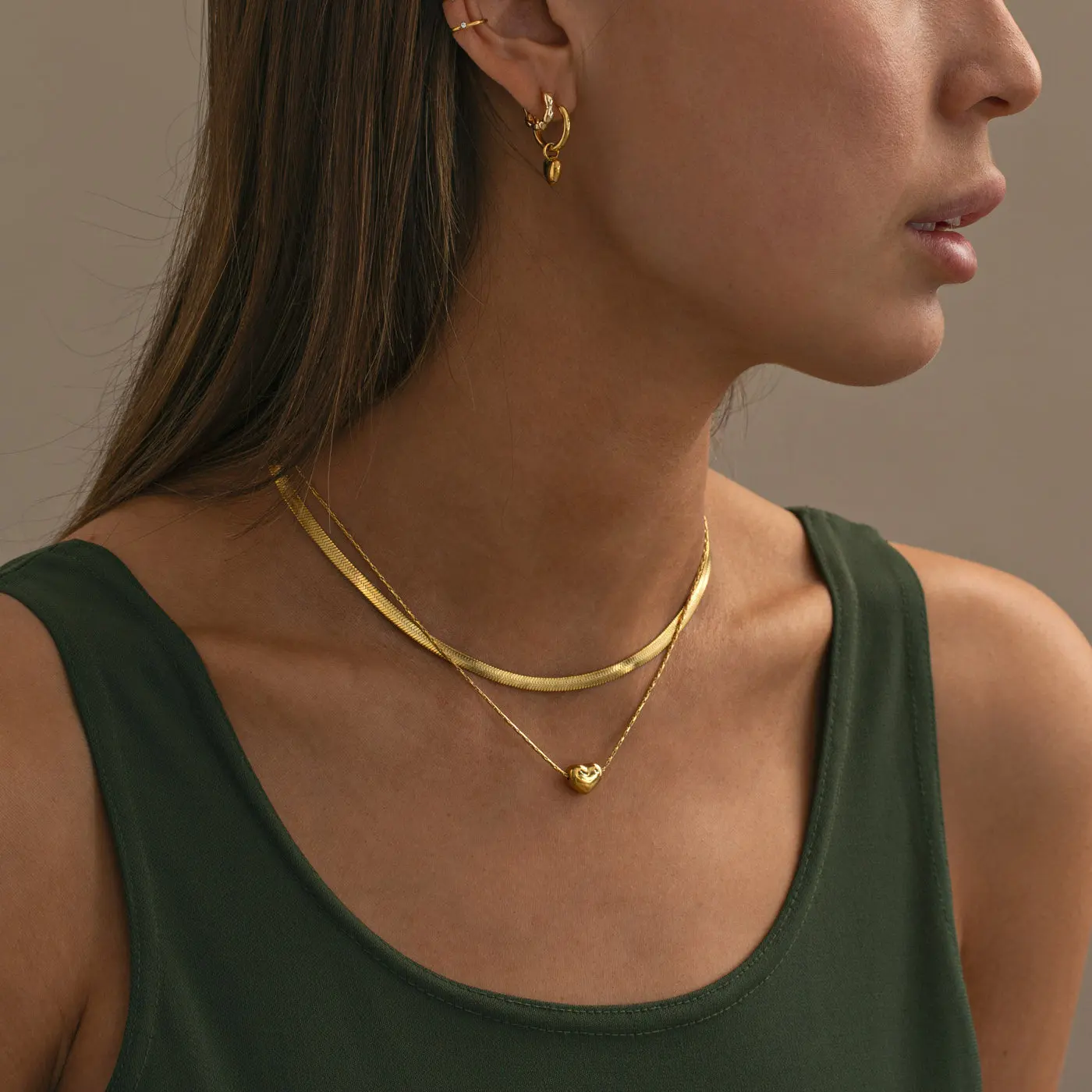 Ivy - Halsband Snake Chain Rostfritt Stål - Image 6