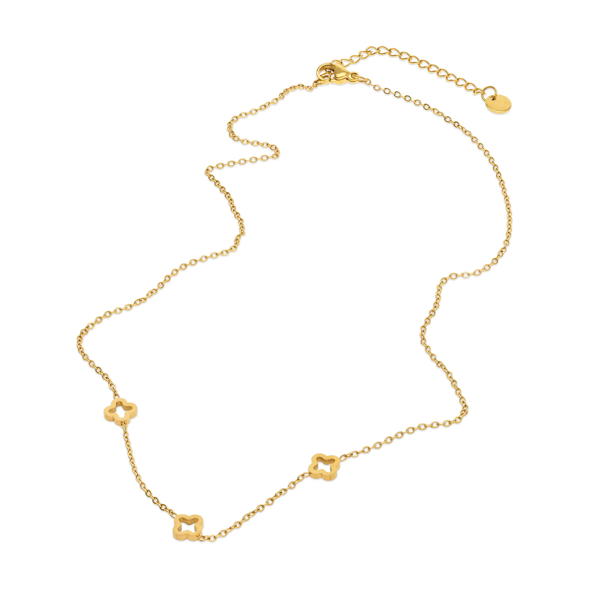 Jenna - Halsband Klöver Rostfritt StÄl - Image 3
