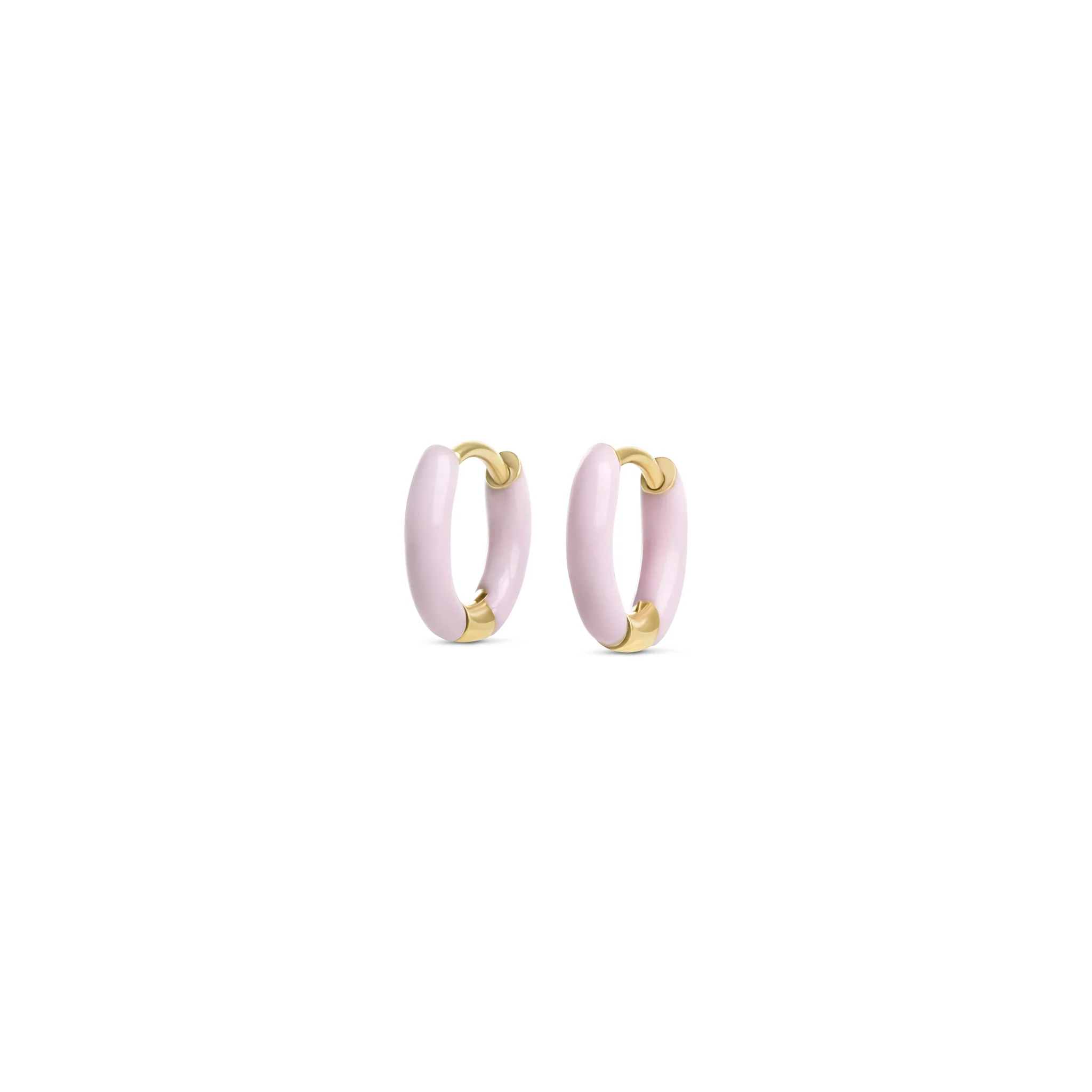 Kaja - Huggie Hoops Örhängen Rostfritt Stål - Image 3