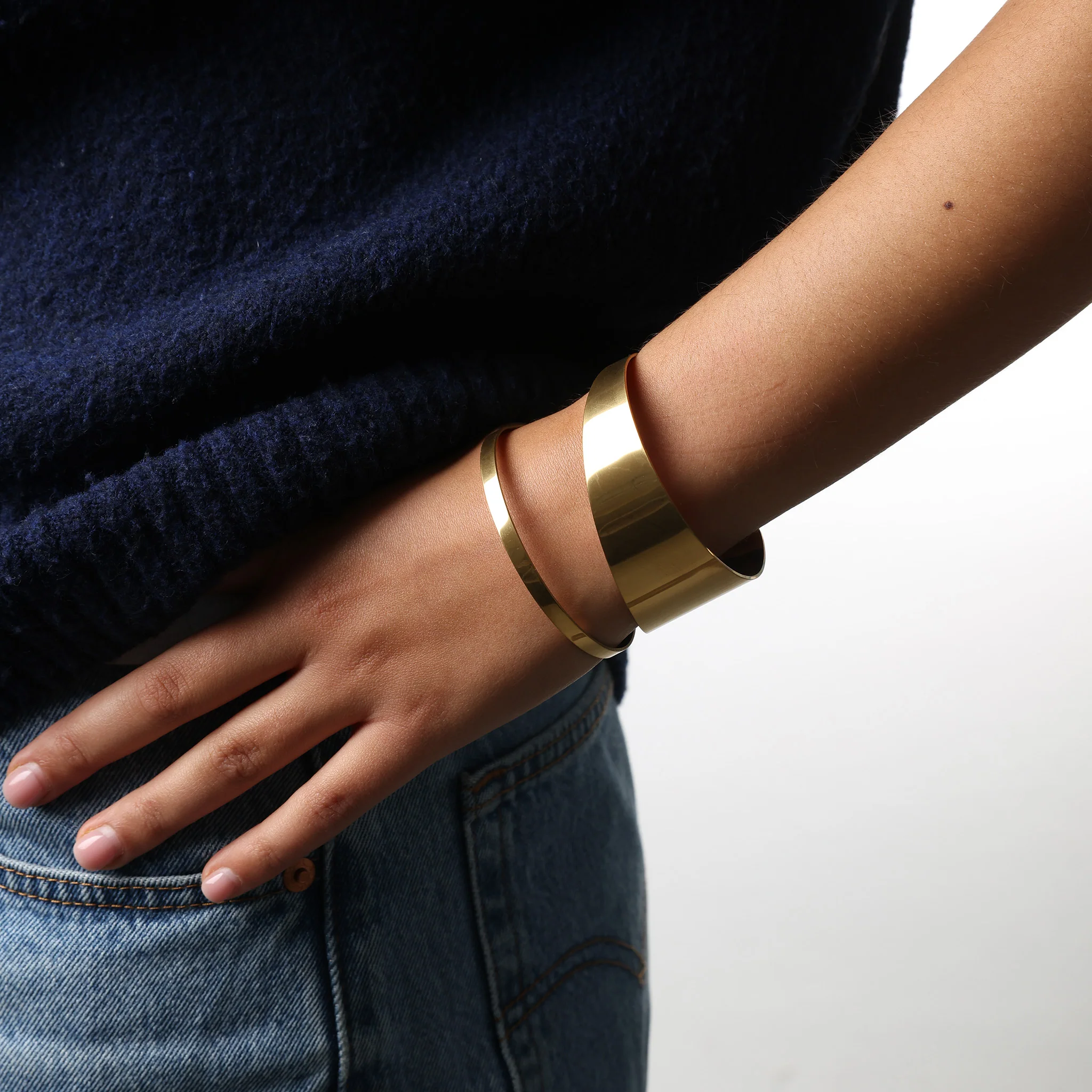 Krista - Chunky Bangle Armband Rostfritt StÄl - Image 5