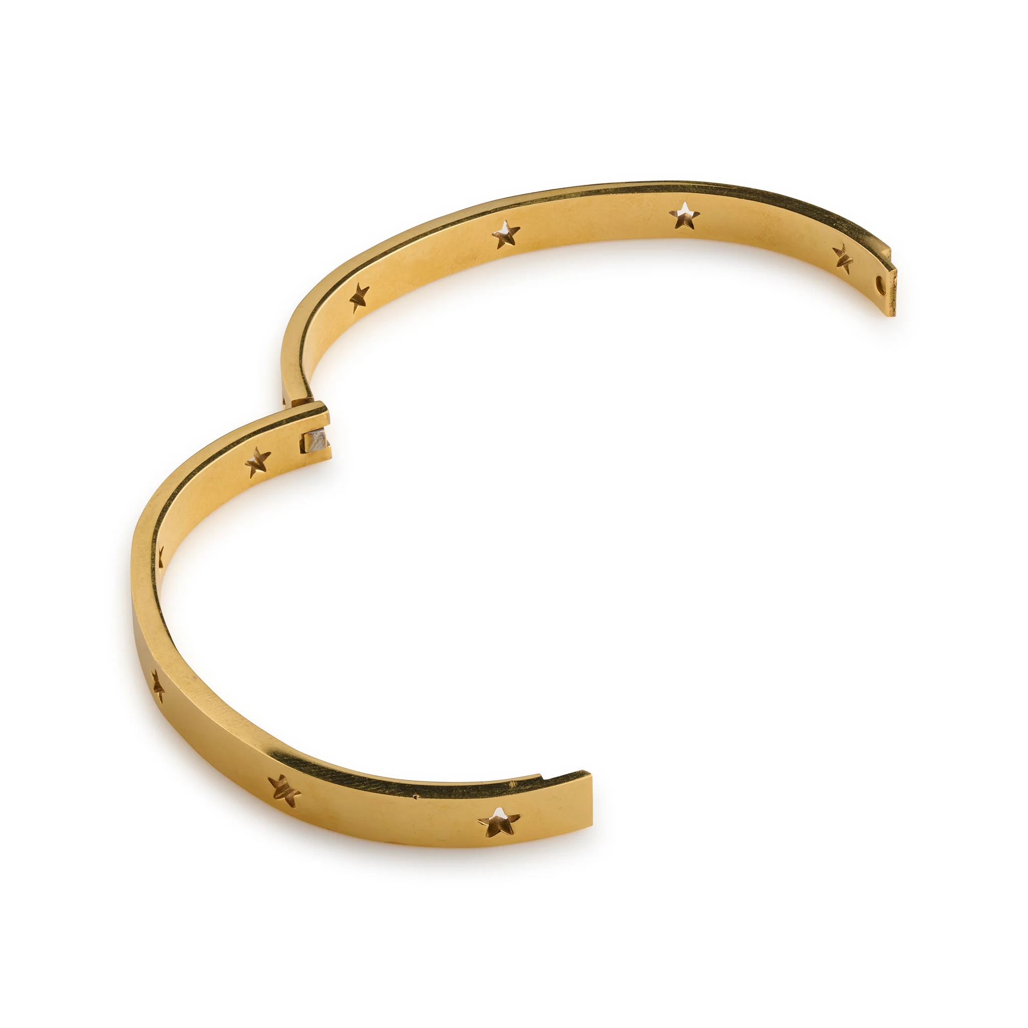 Leia - Bangle Armband Stjärnor Rostfritt Stål  - Image 3
