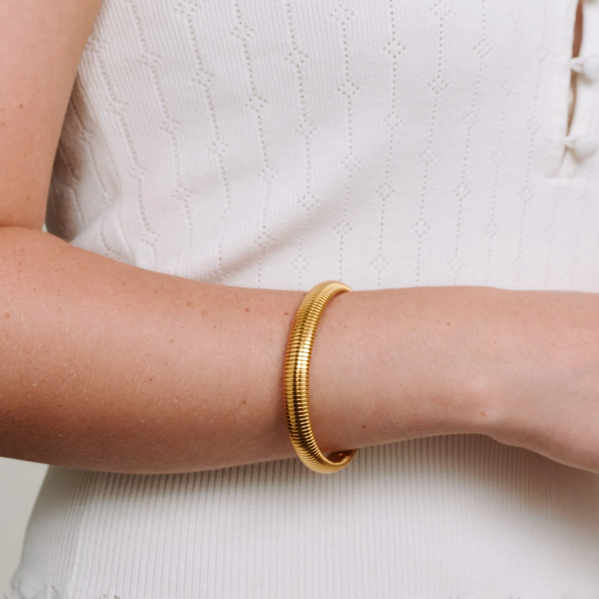 Limei - Stretch Bangle Armband Rostfritt Stål - Image 3
