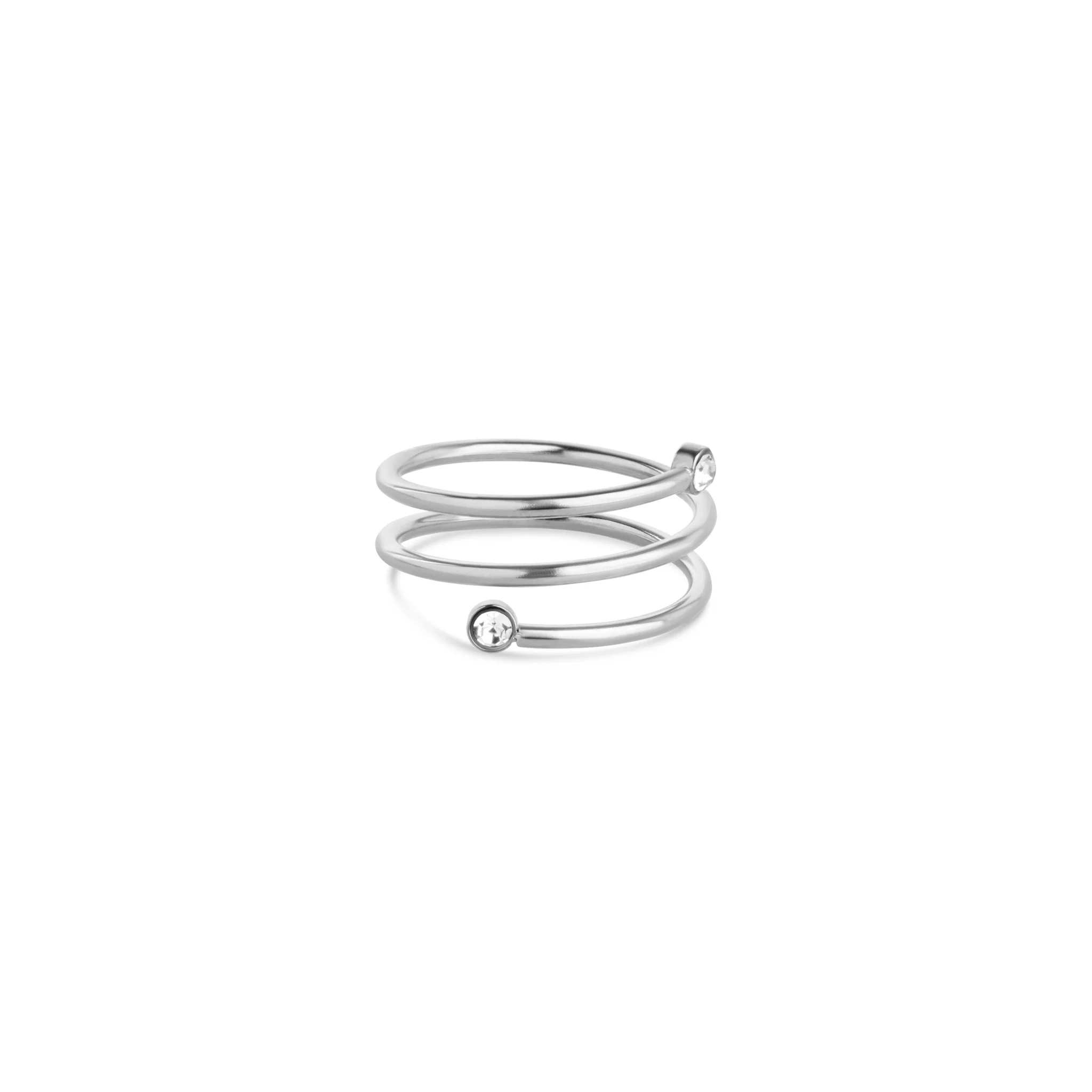 Lykke - Ring Kristallswirl Rostfritt StÄl